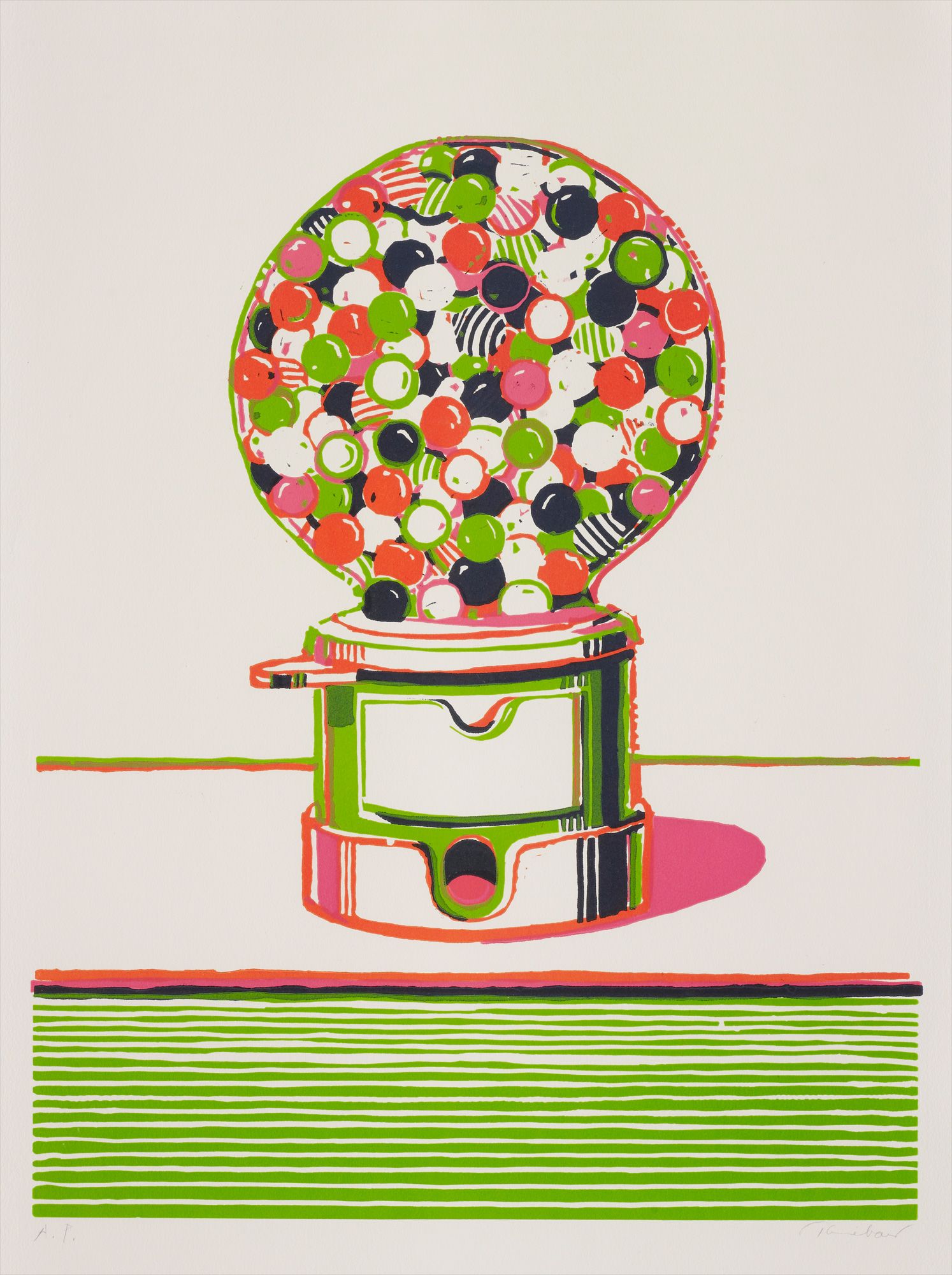 <b>WAYNE THIEBAUD</b> <i>Gumball Machine</i>, 1970