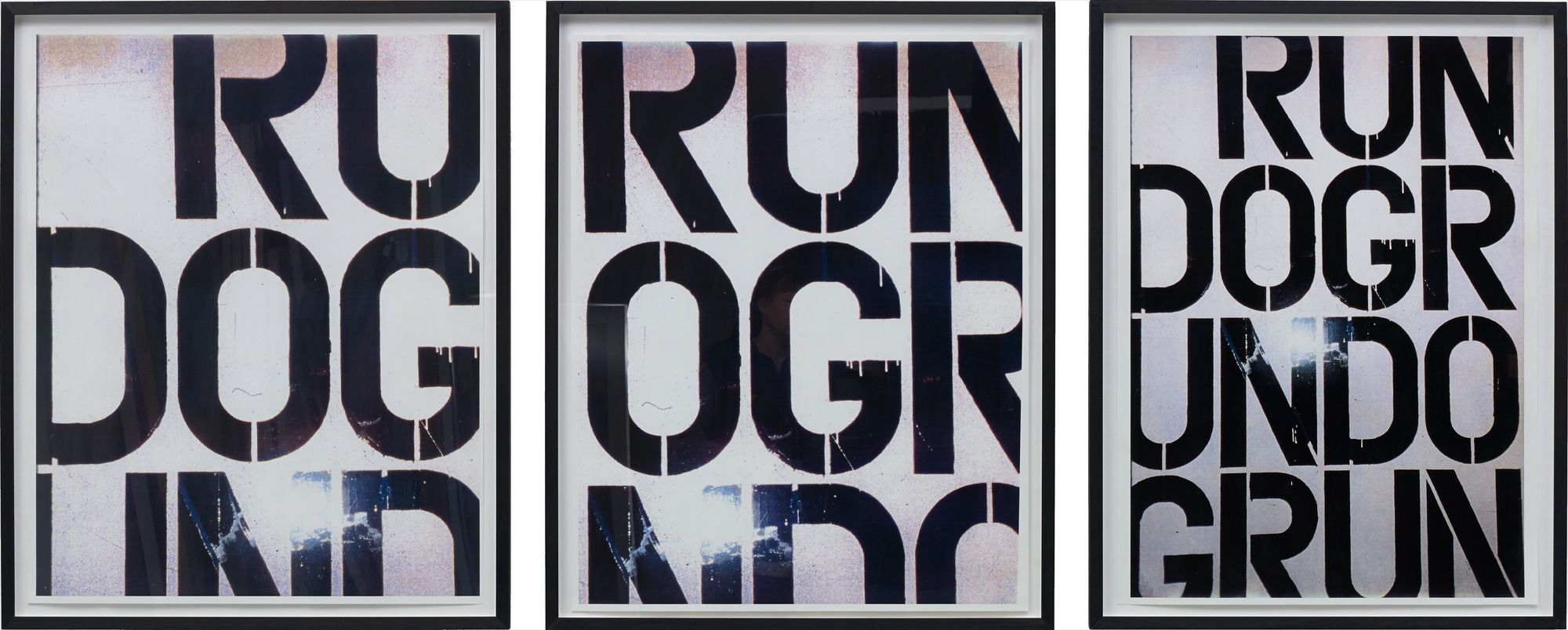 <b>CHRISTOPHER WOOL</b> <i>Run Dog Run,</i> 1991