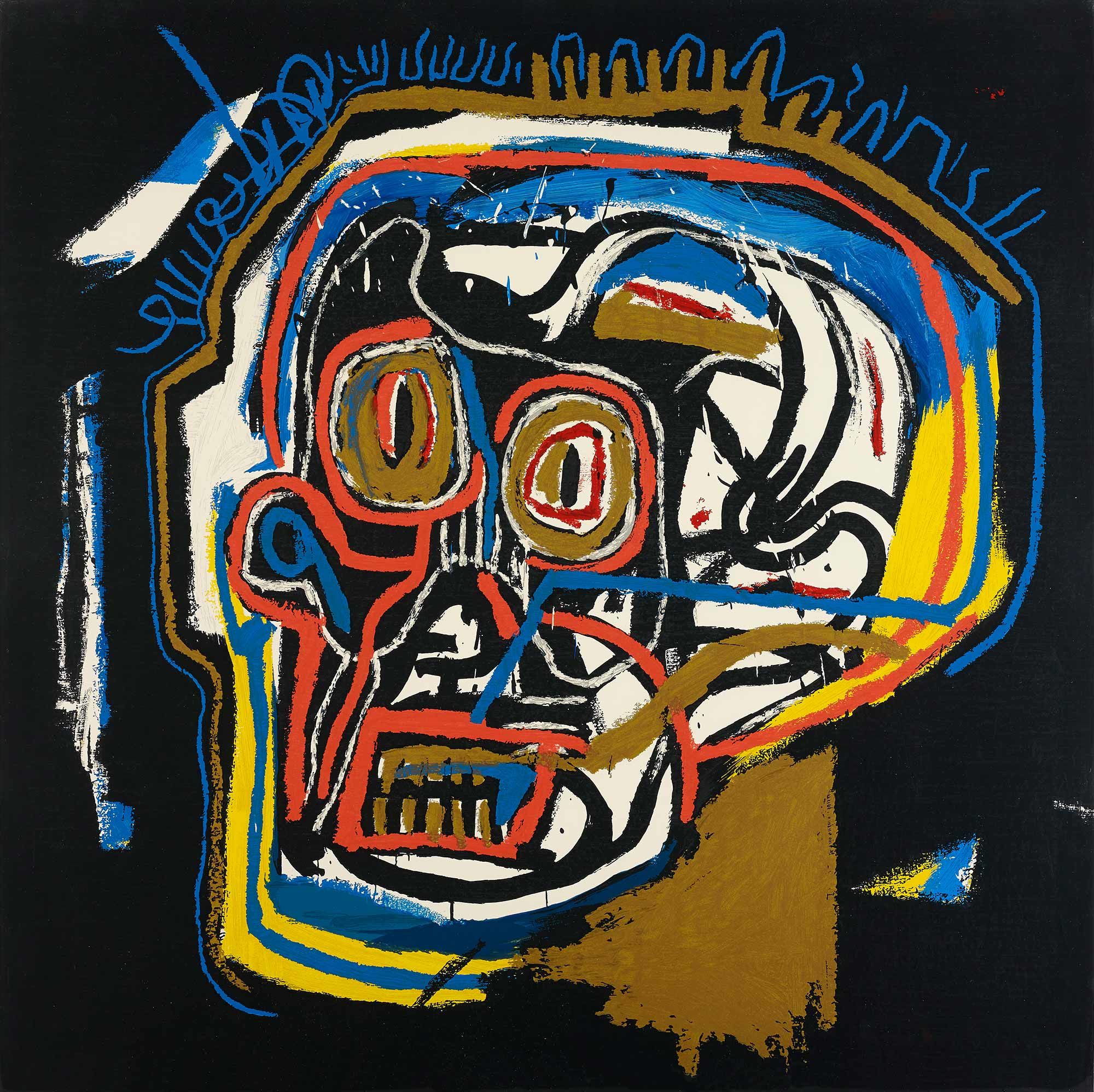 <b>AFTER JEAN-MICHEL BASQUIAT</b> <i>Head</i>, 1983/2001