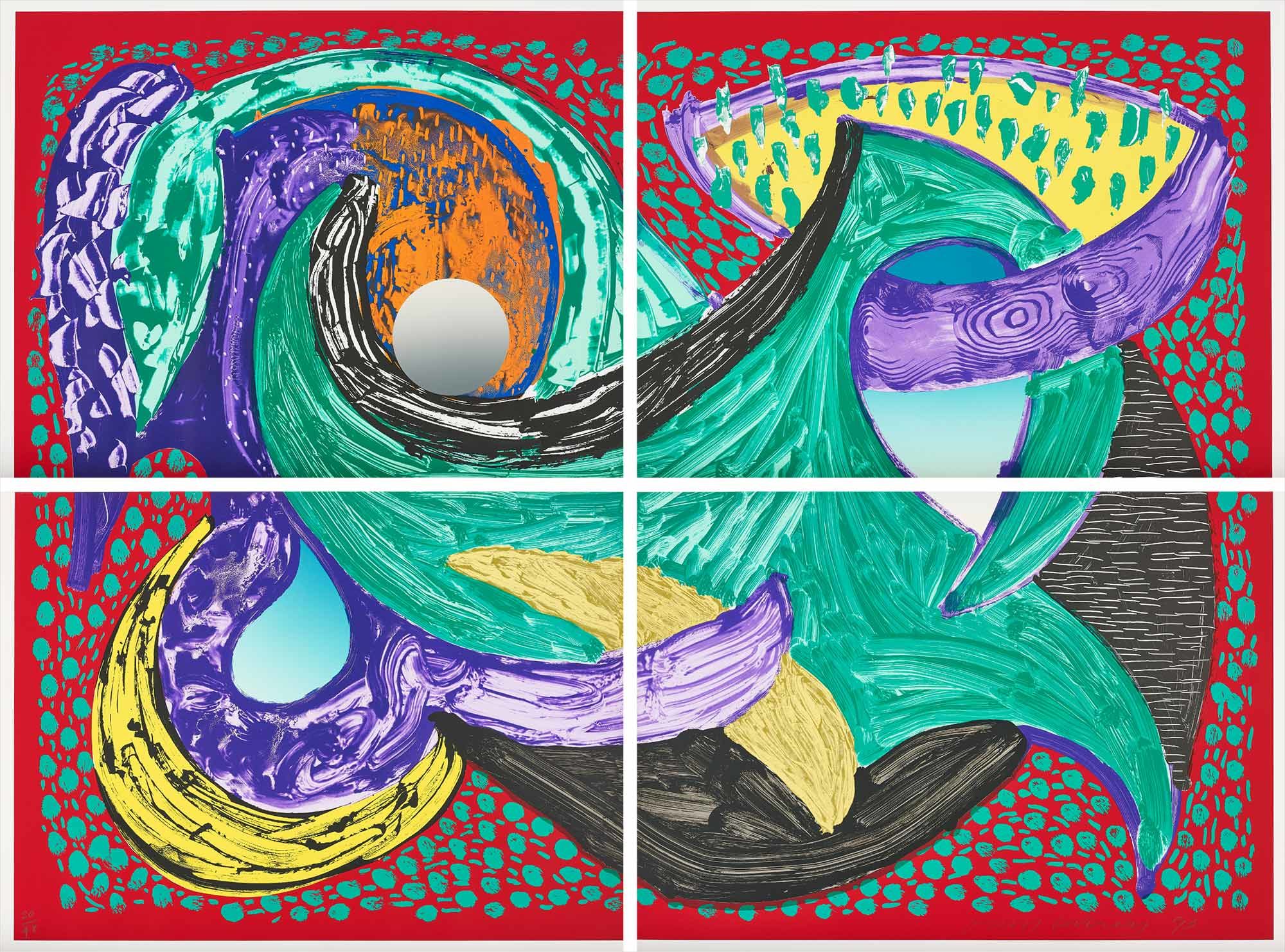 <b>DAVID HOCKNEY</b> <i>Going Round</i>, from <i>Some More New Prints</i>, 1993