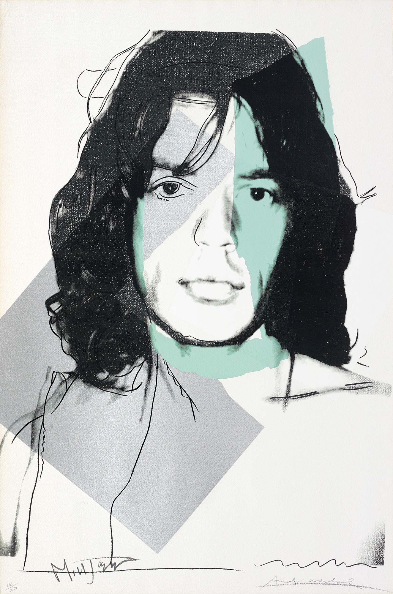 <b>ANDY WARHOL </b><i>Mick Jagger</i>, 1975