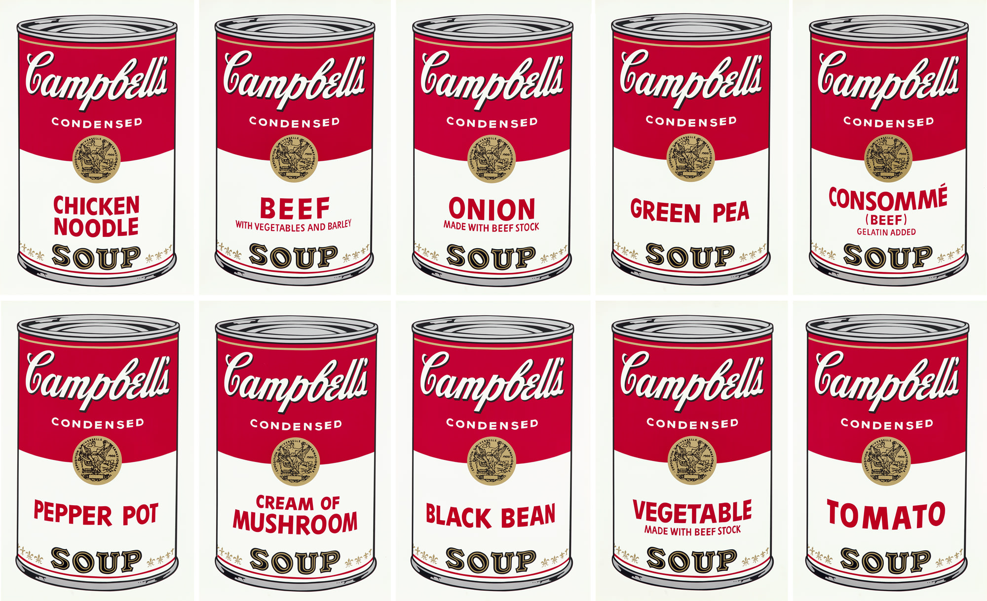 <p><strong>ANDY WARHOL</strong> <em>Campbell’s Soup I</em>, 1968</p>