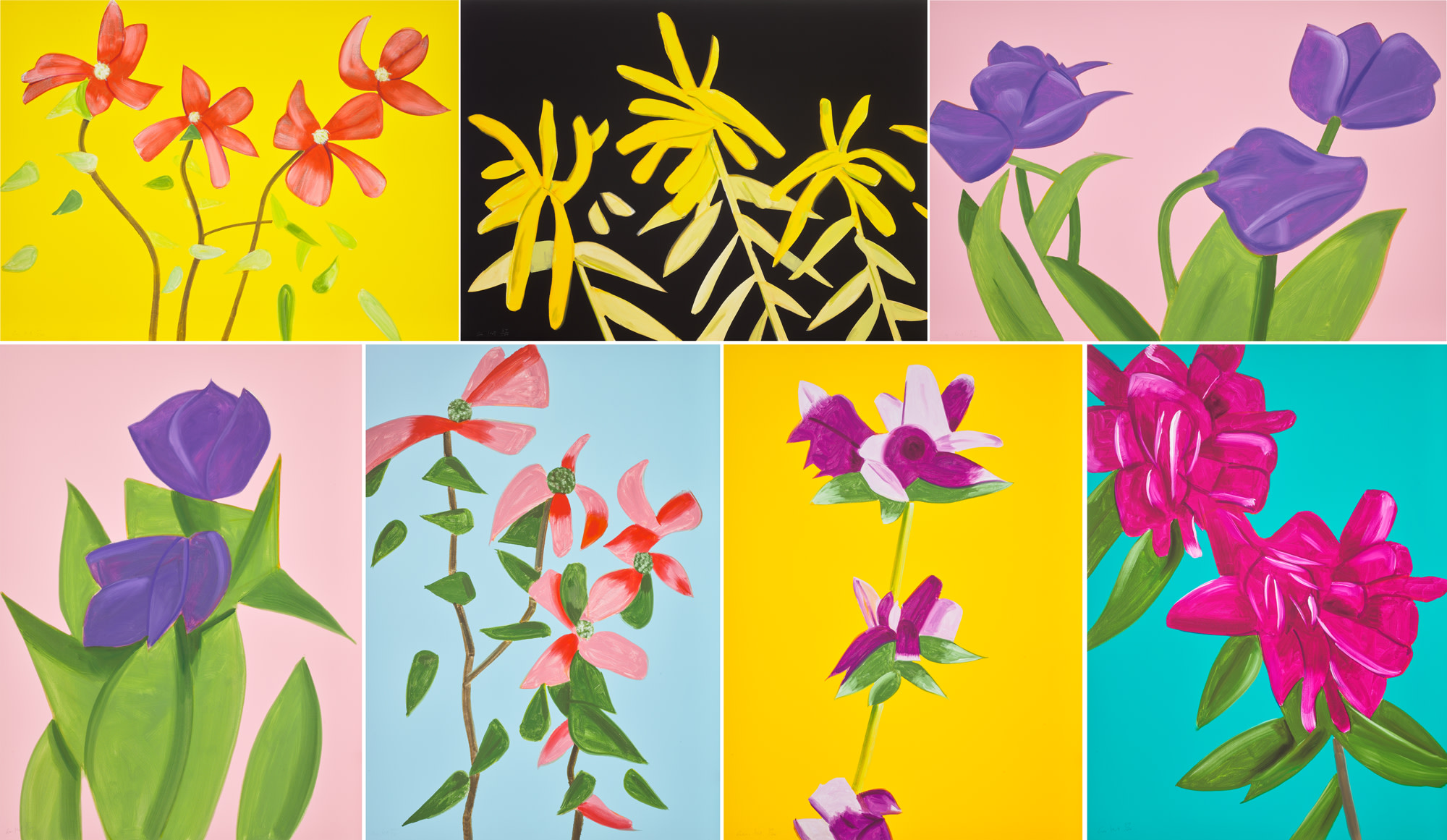 <p><strong>ALEX KATZ</strong> <em>Flowers</em>, 2021</p>