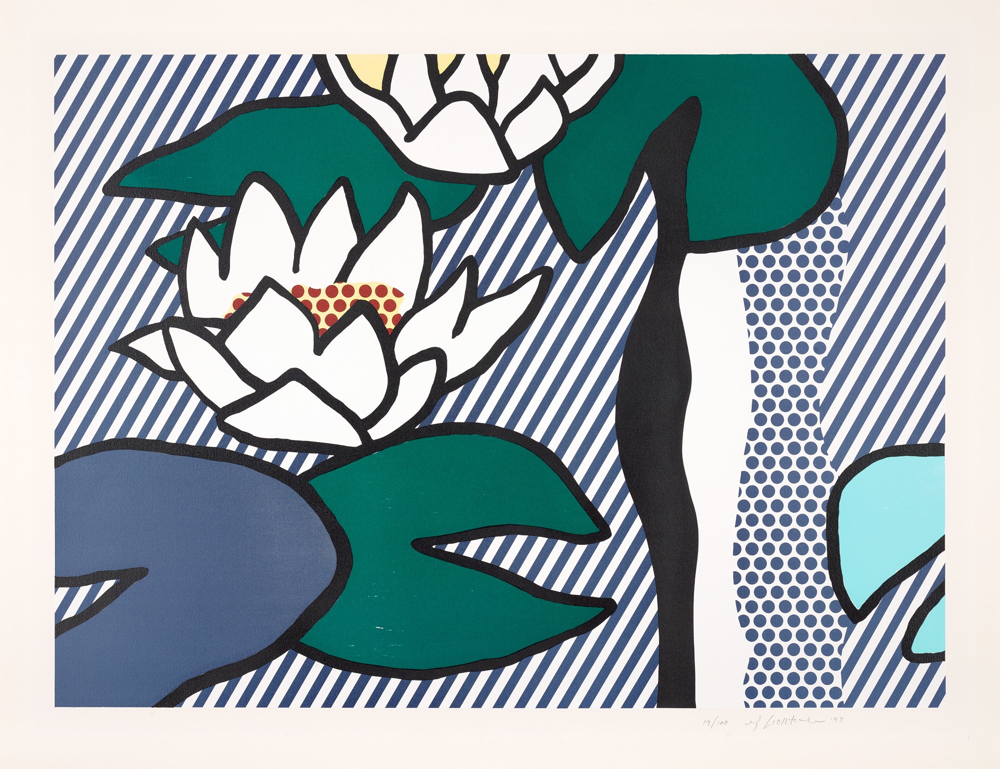 <p><strong>ROY LICHTENSTEIN</strong> <em>Les Nymphéas (The Nymphs)</em>, 1993</p>