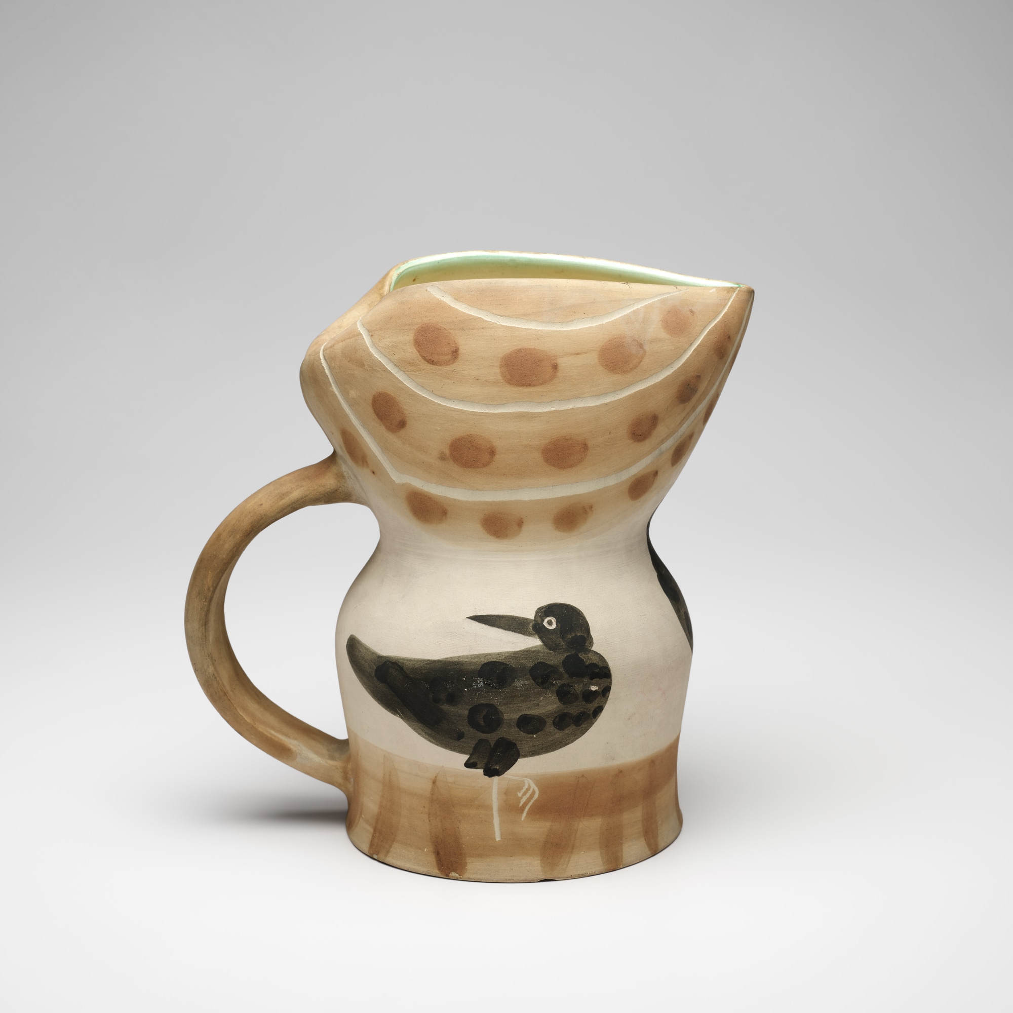 <p><strong>PABLO PICASSO</strong> <em>Pichet gothique aux oiseaux (Gothic Pitcher with Birds</em>), 1953</p>