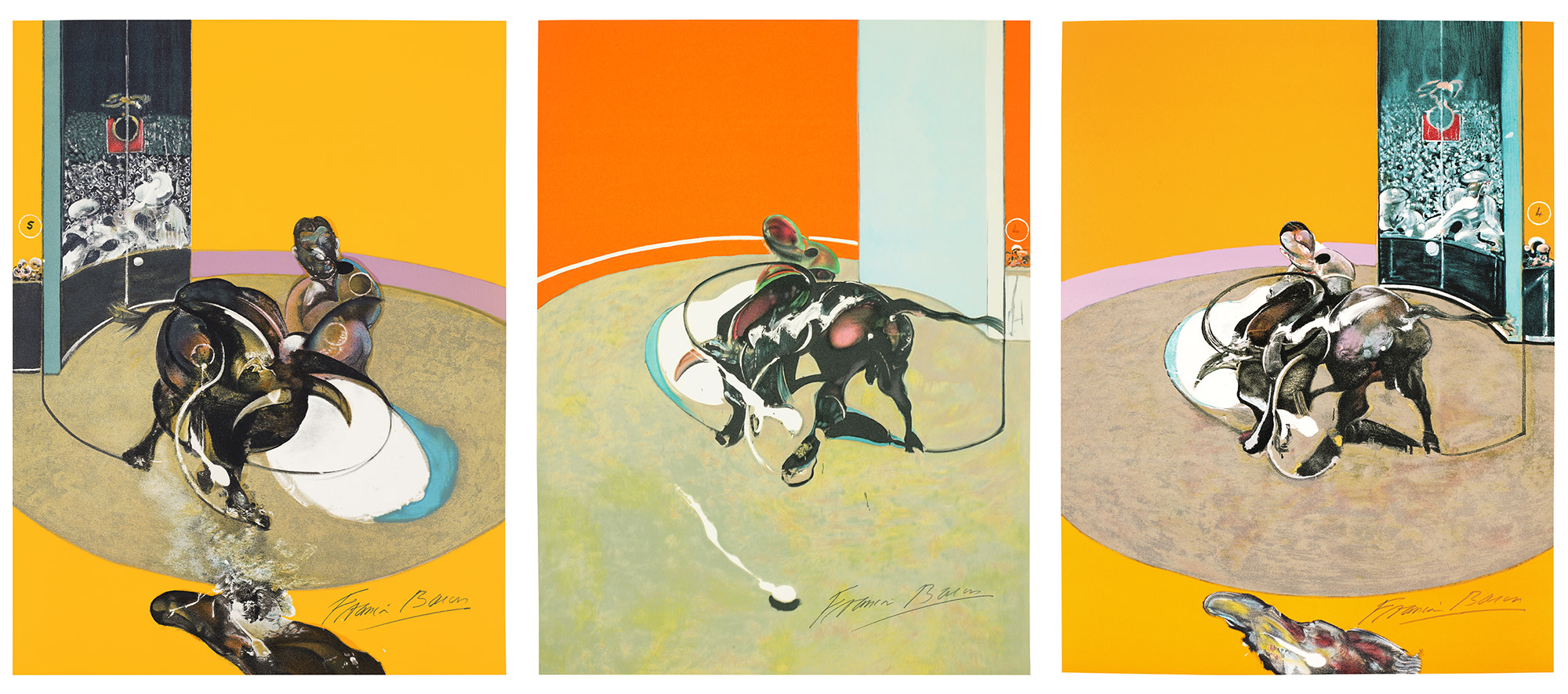<p><strong>FRANCIS BACON</strong>&nbsp;<em>Miroir de la tauromachie (Mirror of the Bullfight),</em>&nbsp;1990</p>
