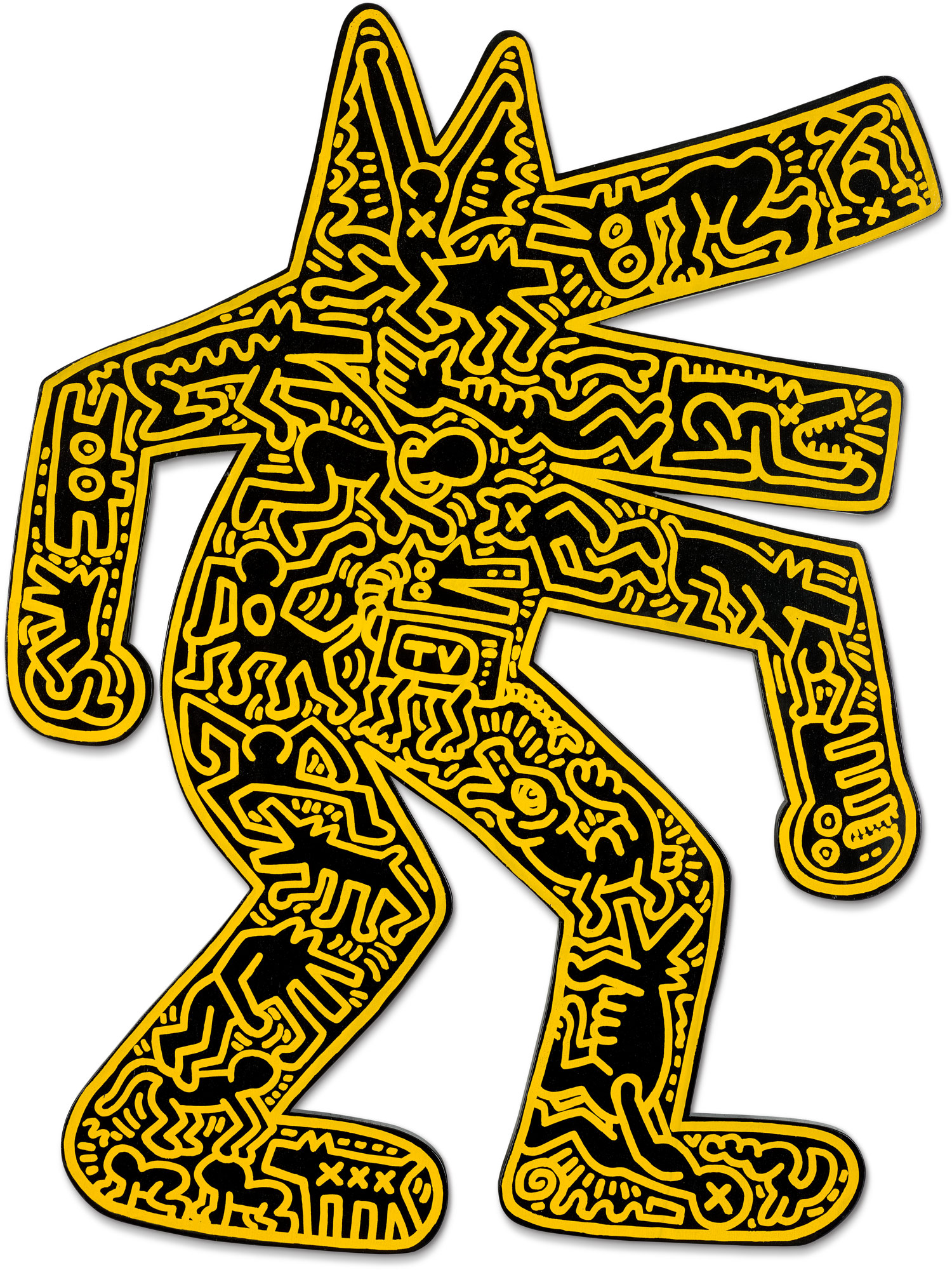 <p><strong>KEITH HARING</strong> <em>Dog,</em> 1986</p>