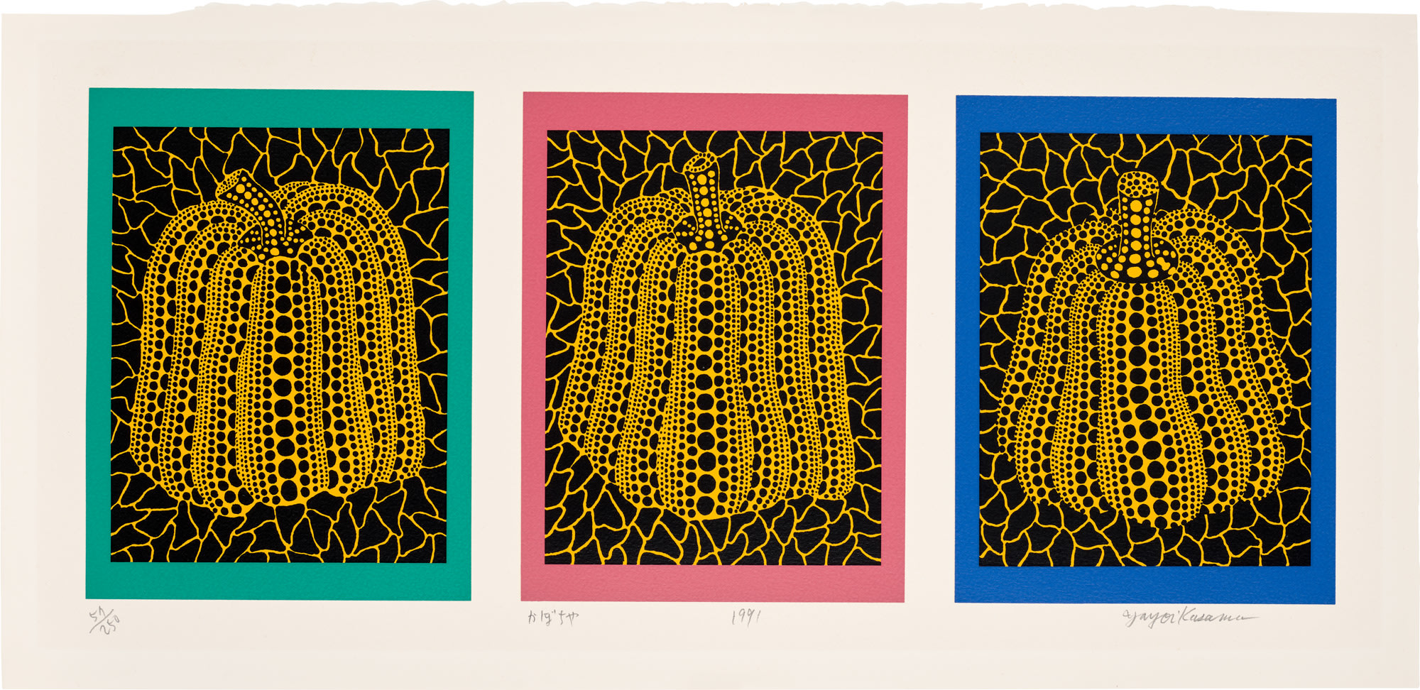 <p><strong>YAYOI KUSAMA</strong> <em>Pumpkin,</em> 1991</p>