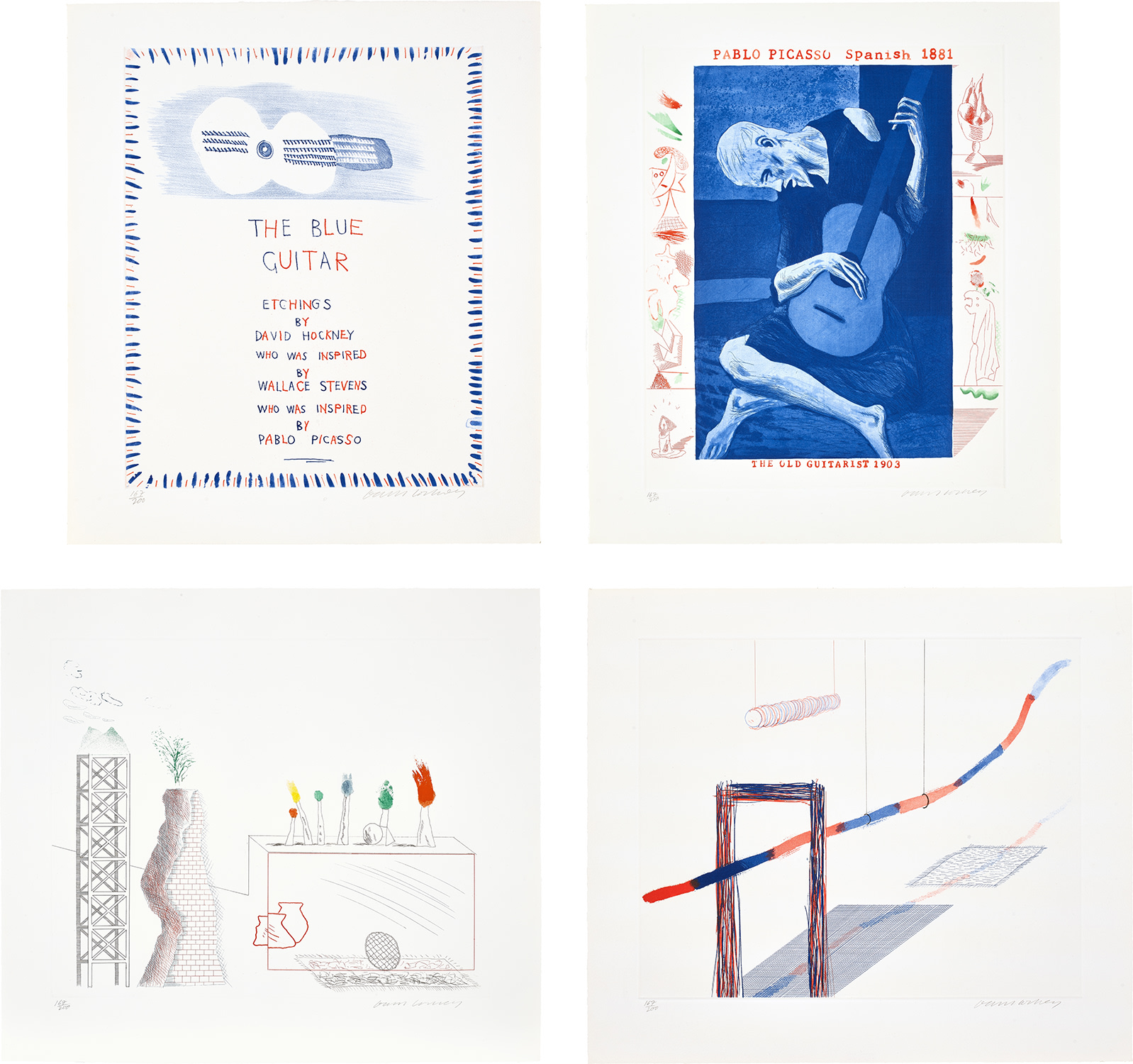 洋書 The Blue Guitar by David Hockney The Hockney by Guitar David Blue 洋書