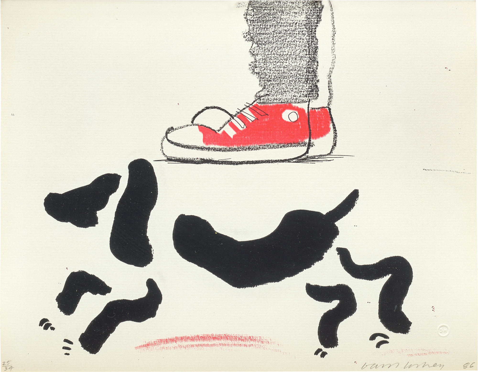 <p><strong>DAVID HOCKNEY</strong> <em>Ian and Heinz</em>, 1986</p>
