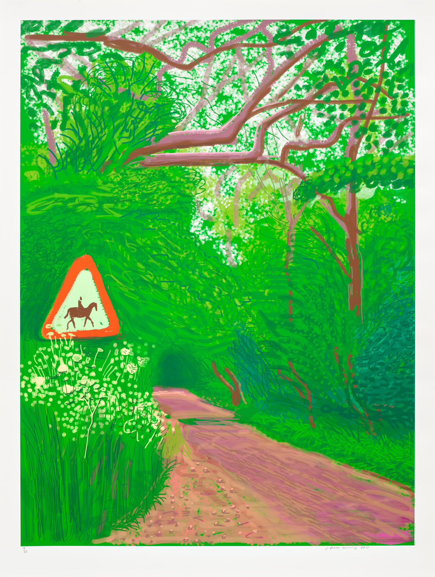 <p><strong>DAVID HOCKNEY</strong>&nbsp;<em>The Arrival of Spring in Woldgate, East Yorkshire in 2011 (twenty eleven) - 30 May,&nbsp;</em>2011</p>

