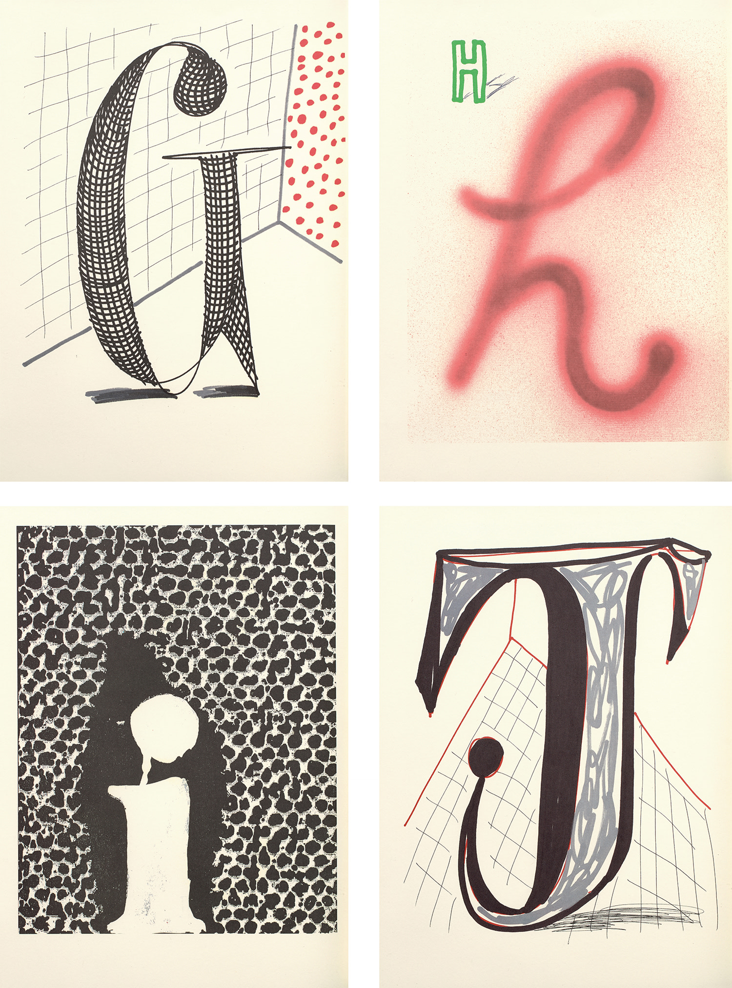 Hockney's Alphabet⠀ デイヴィッド・ホックニー David Hockney David Hockney