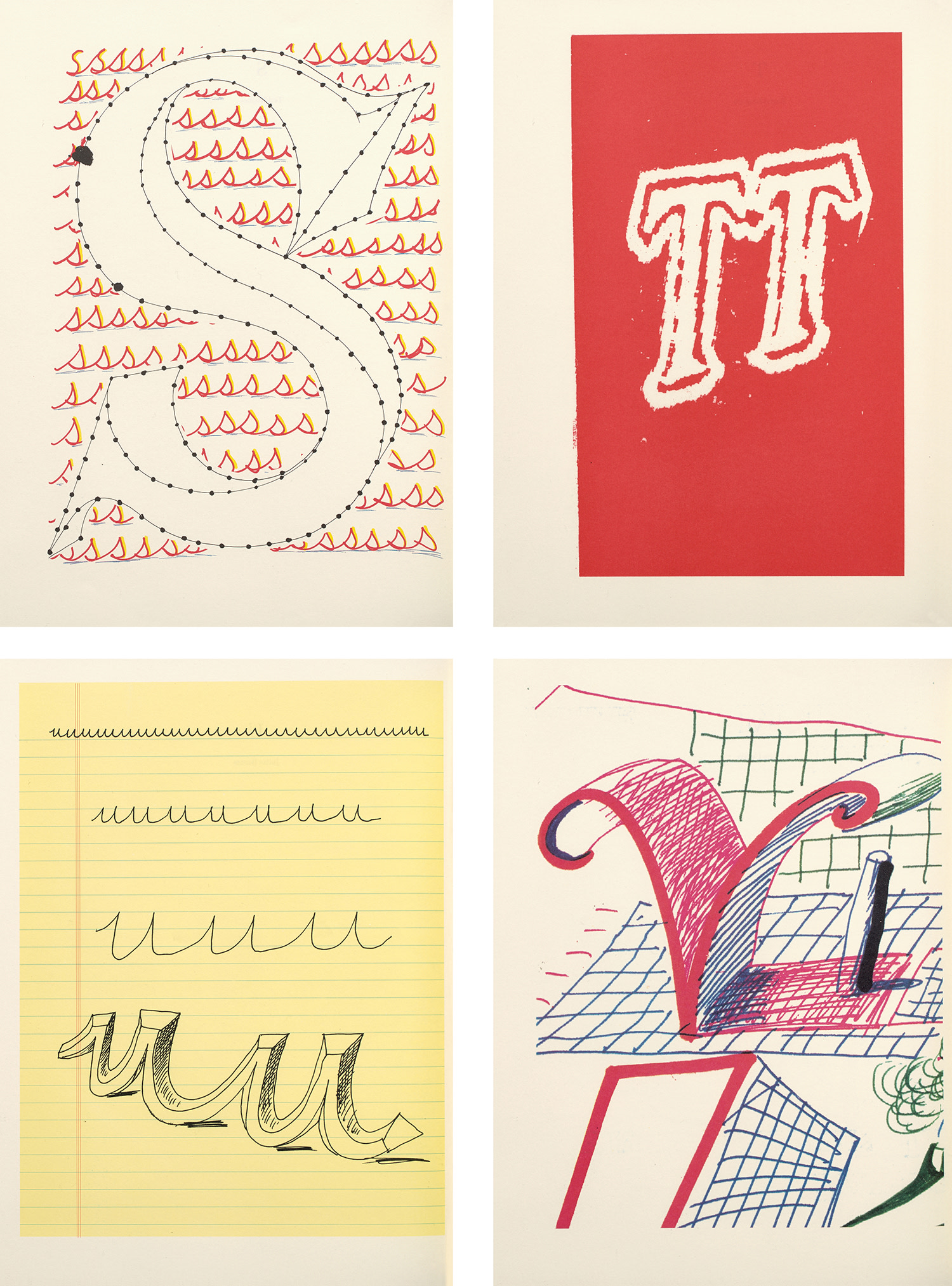 Hockney's Alphabet⠀ デイヴィッド・ホックニー Hockney's Alphabet | 10 - 18 February 2024 | Eames Fine Art