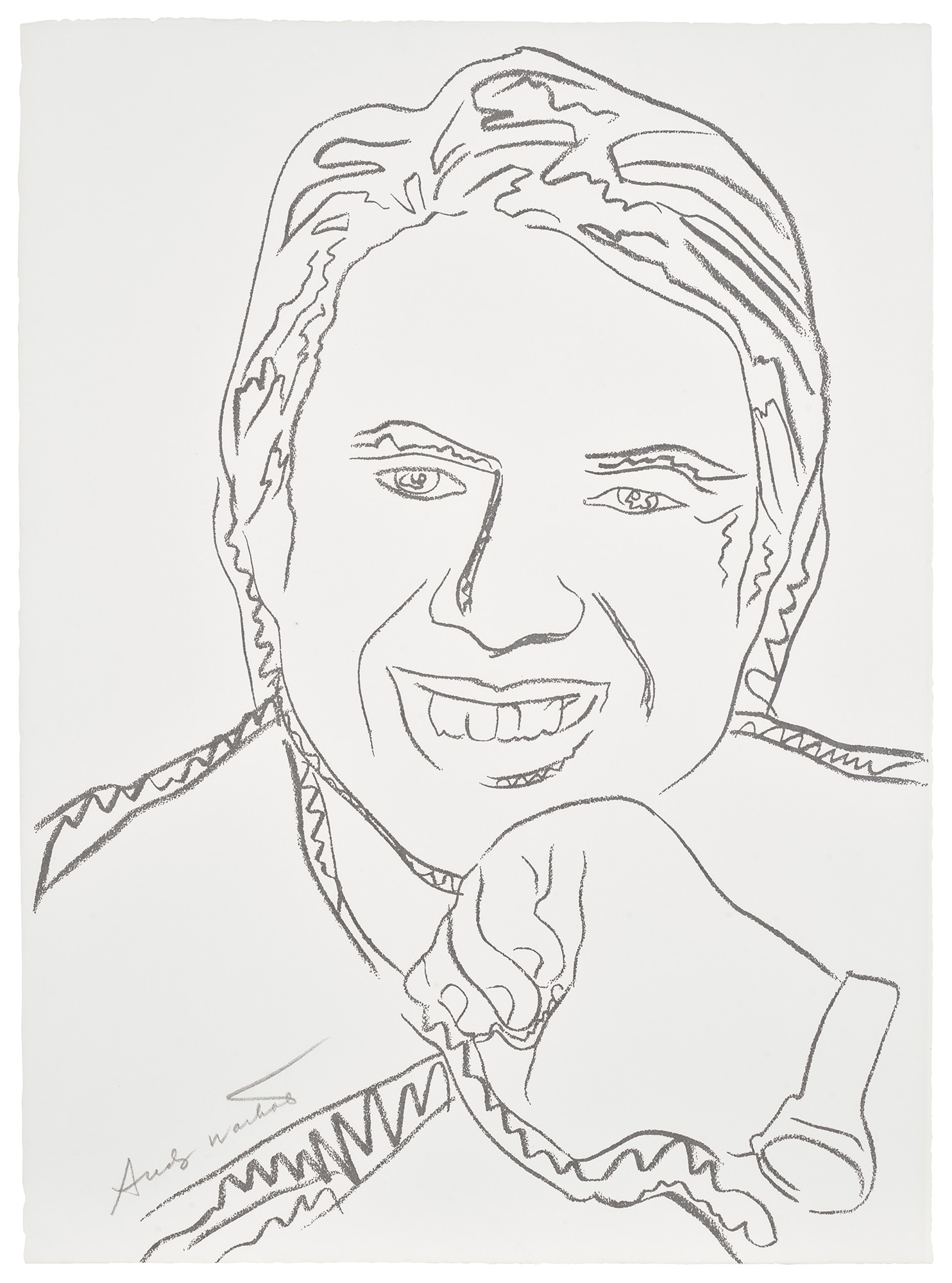 <p><strong>ANDY WARHOL</strong> <em>Jimmy Carter III,</em> from <em>Inaugural Impressions,</em> 1977</p>
