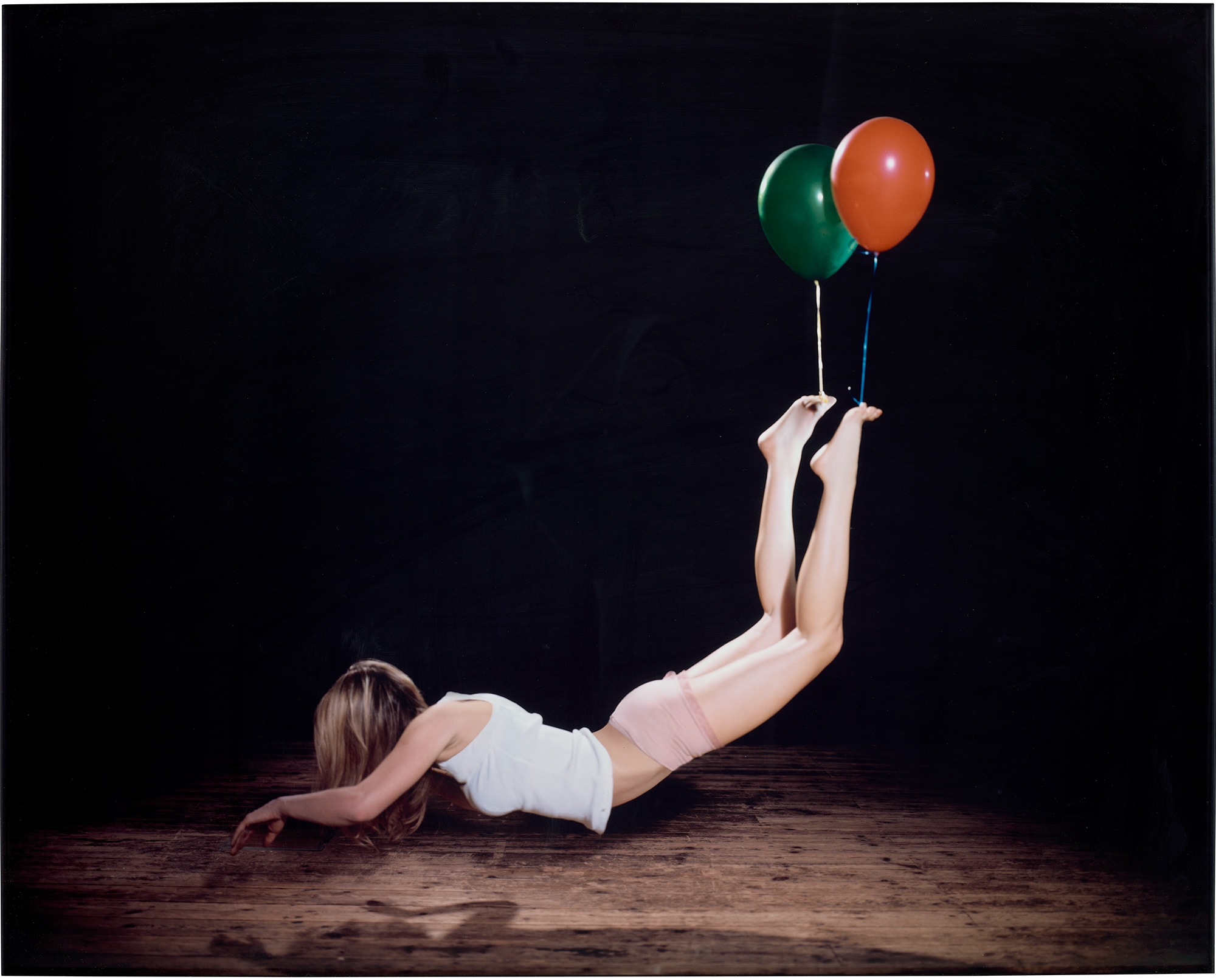 <p><strong>SAM TAYLOR-JOHNSON</strong> <em>Escape Artist (Green and Red),</em> 2010</p>
