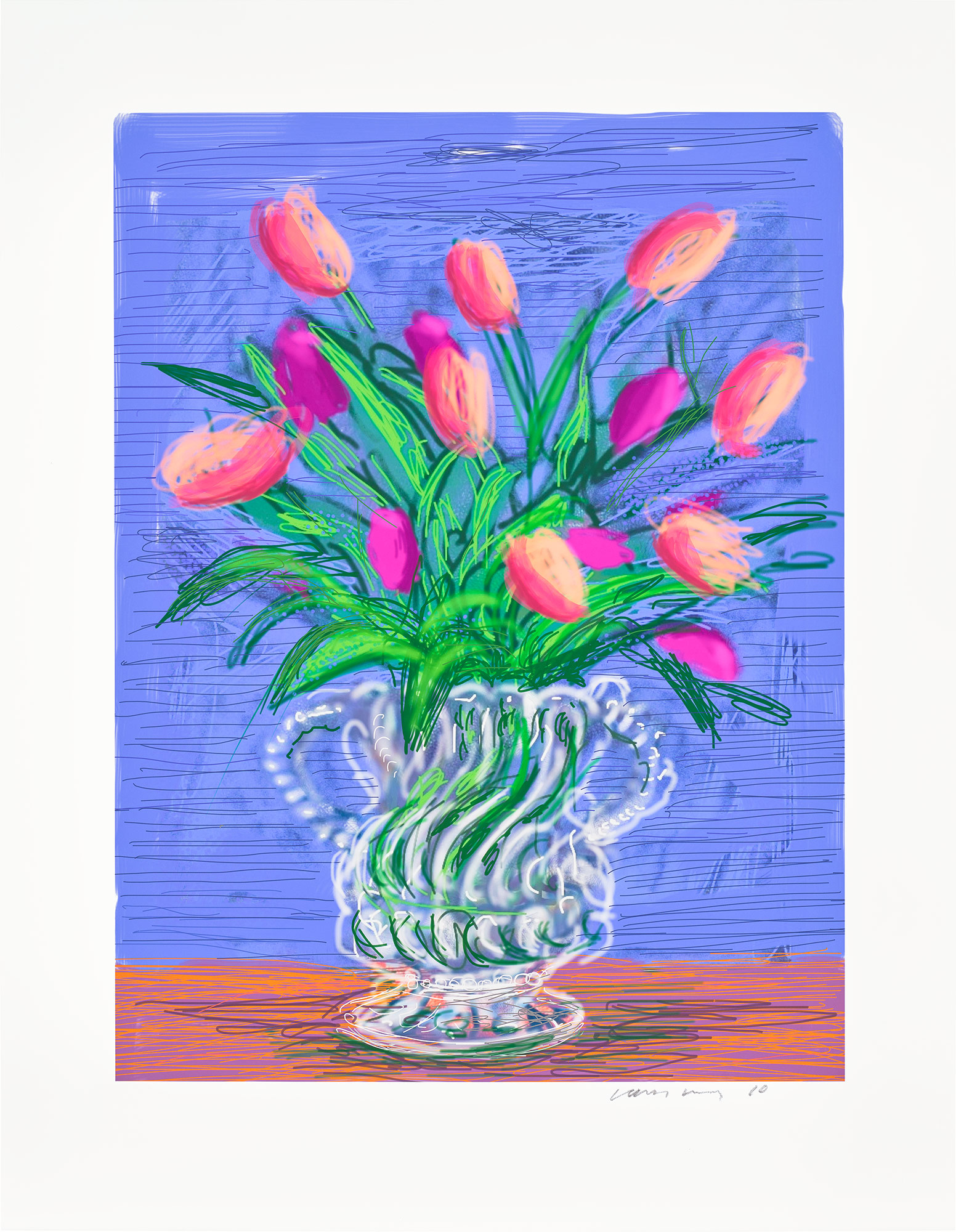 <p><strong>DAVID HOCKNEY</strong> <em>No. 346, 21st August 2010,</em> from <em>A Bigger Book: Art Edition B,</em> 2010/2016</p>
