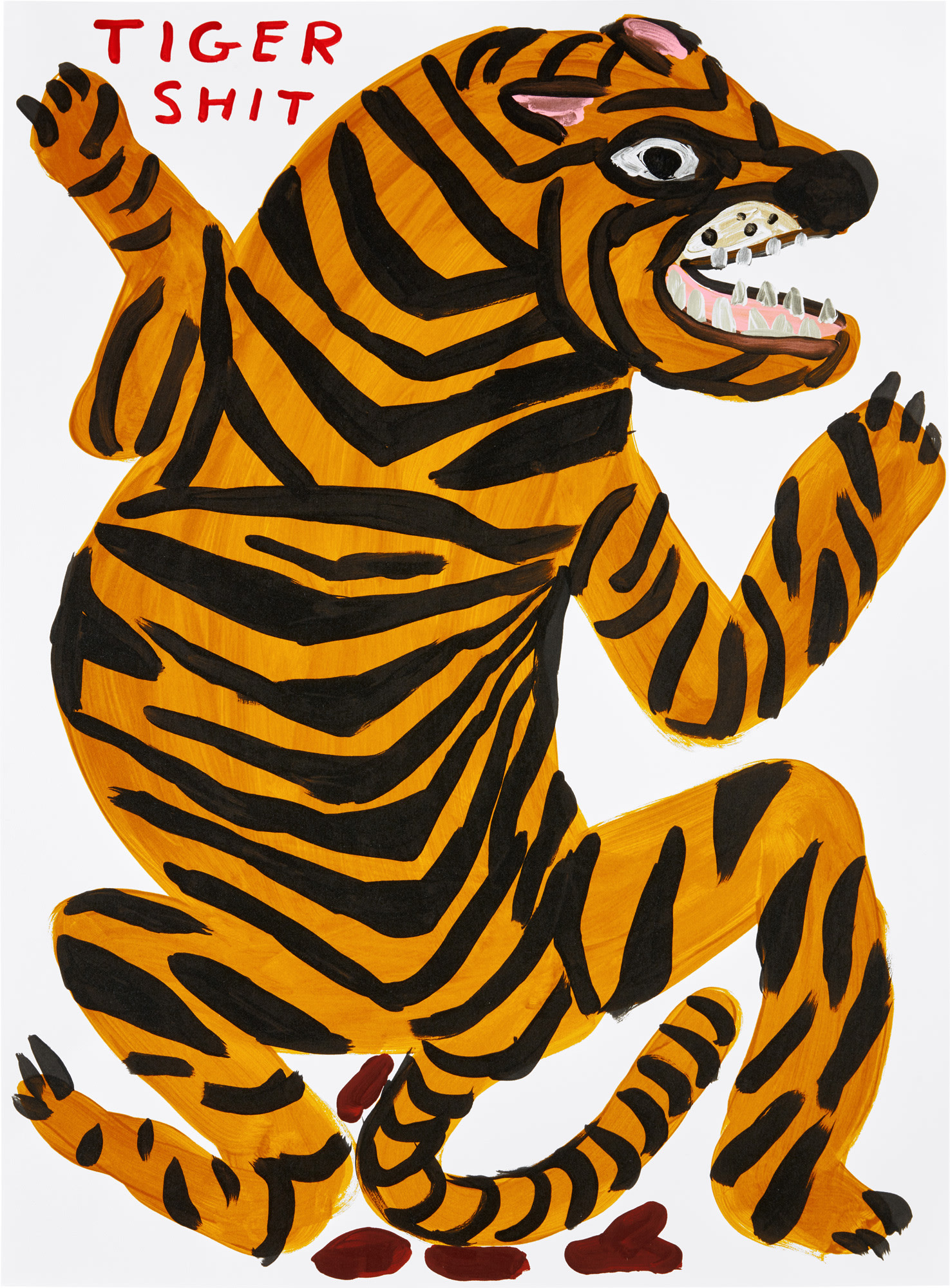 <p><strong>DAVID SHRIGLEY</strong> <em>Tiger Shit</em>, 2021</p>