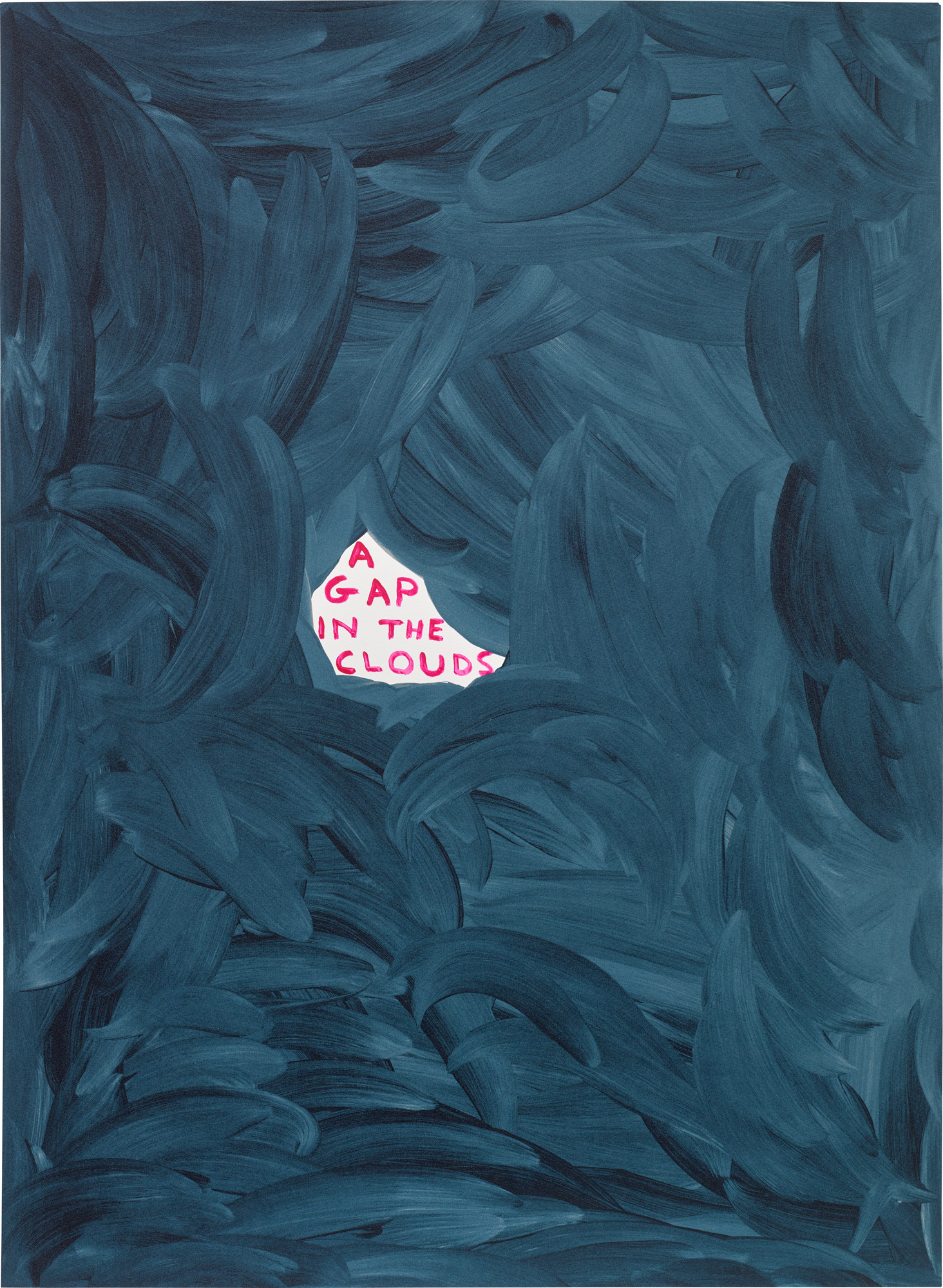 <p><strong>DAVID SHRIGLEY</strong> <em>A Gap in the Clouds</em>, 2020</p>