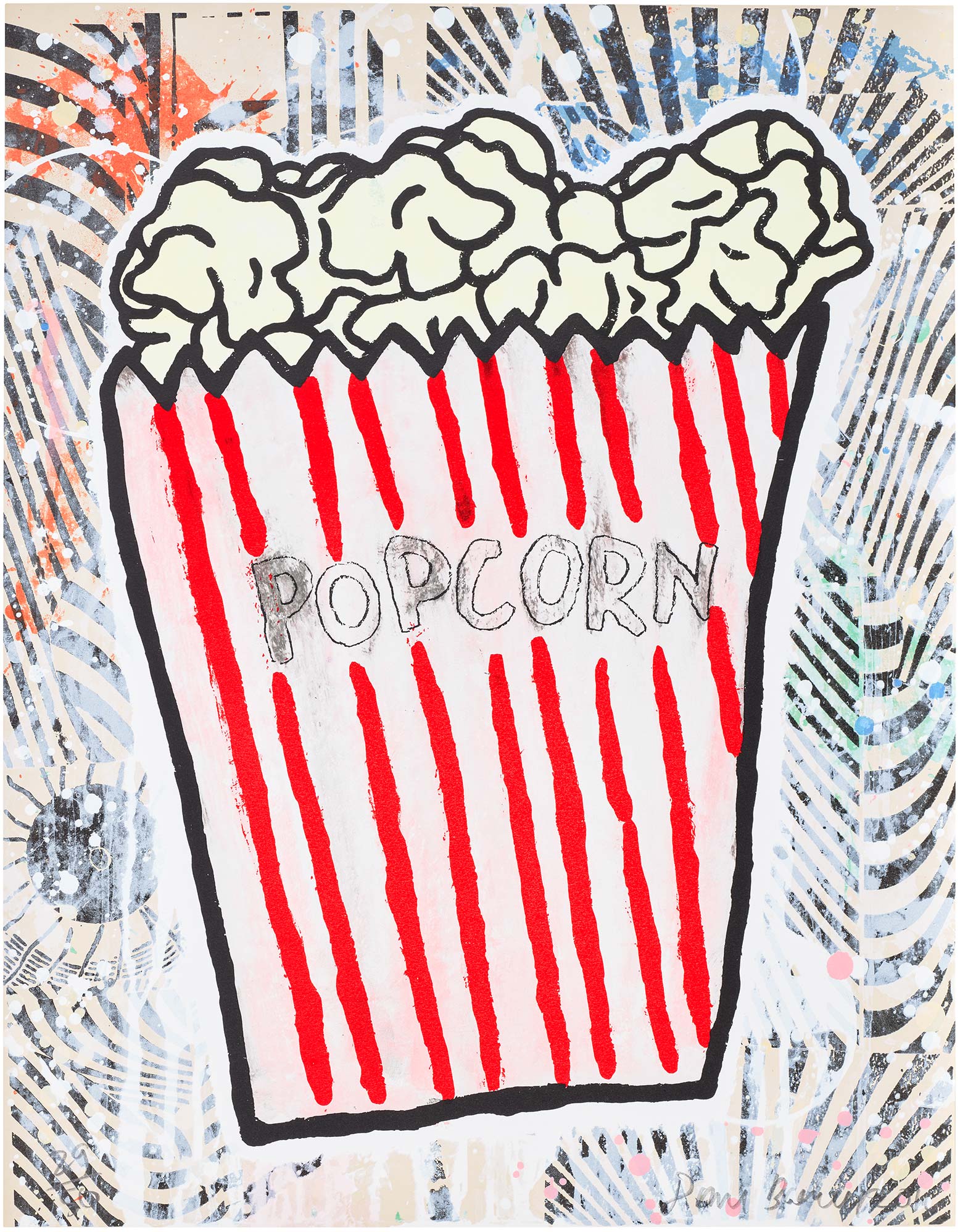 <p><strong>DONALD BAECHLER</strong> <em>Popcorn,</em> 2016</p>