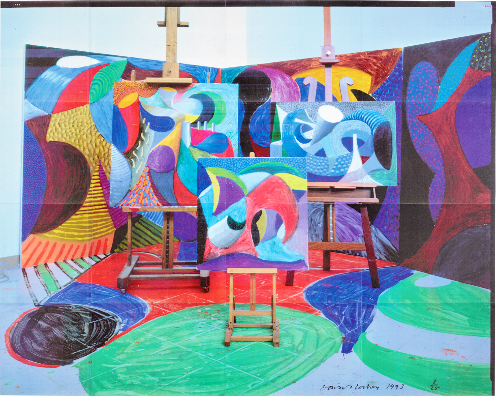 <p><strong>DAVID HOCKNEY</strong> <em>Painted Environment II</em>, 1993</p>