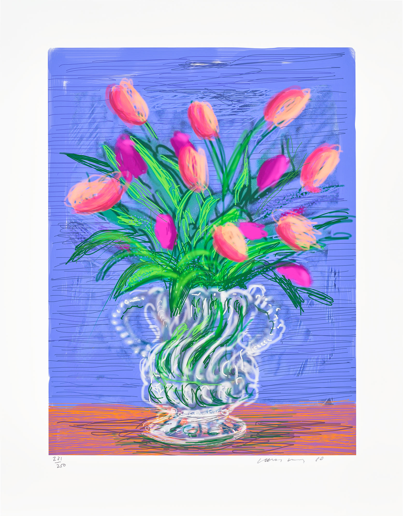 <p><strong>DAVID HOCKNEY</strong> <em>Untitled No. 346,</em> from <em>A Bigger Book: Art Edition B,</em> 2010/2016</p>