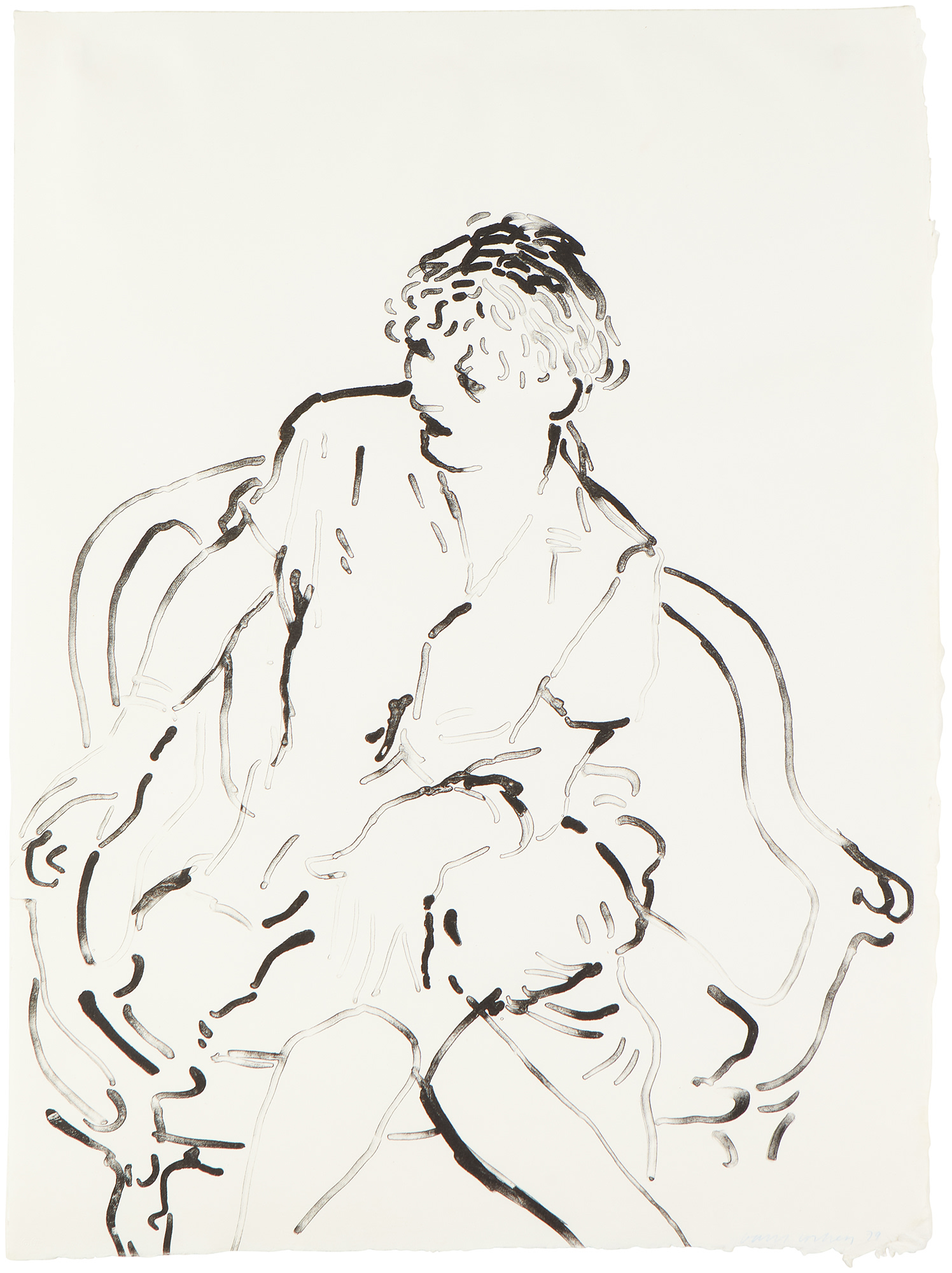<p><strong>DAVID HOCKNEY</strong> <em>Celia Inquiring,</em> 1979</p>
