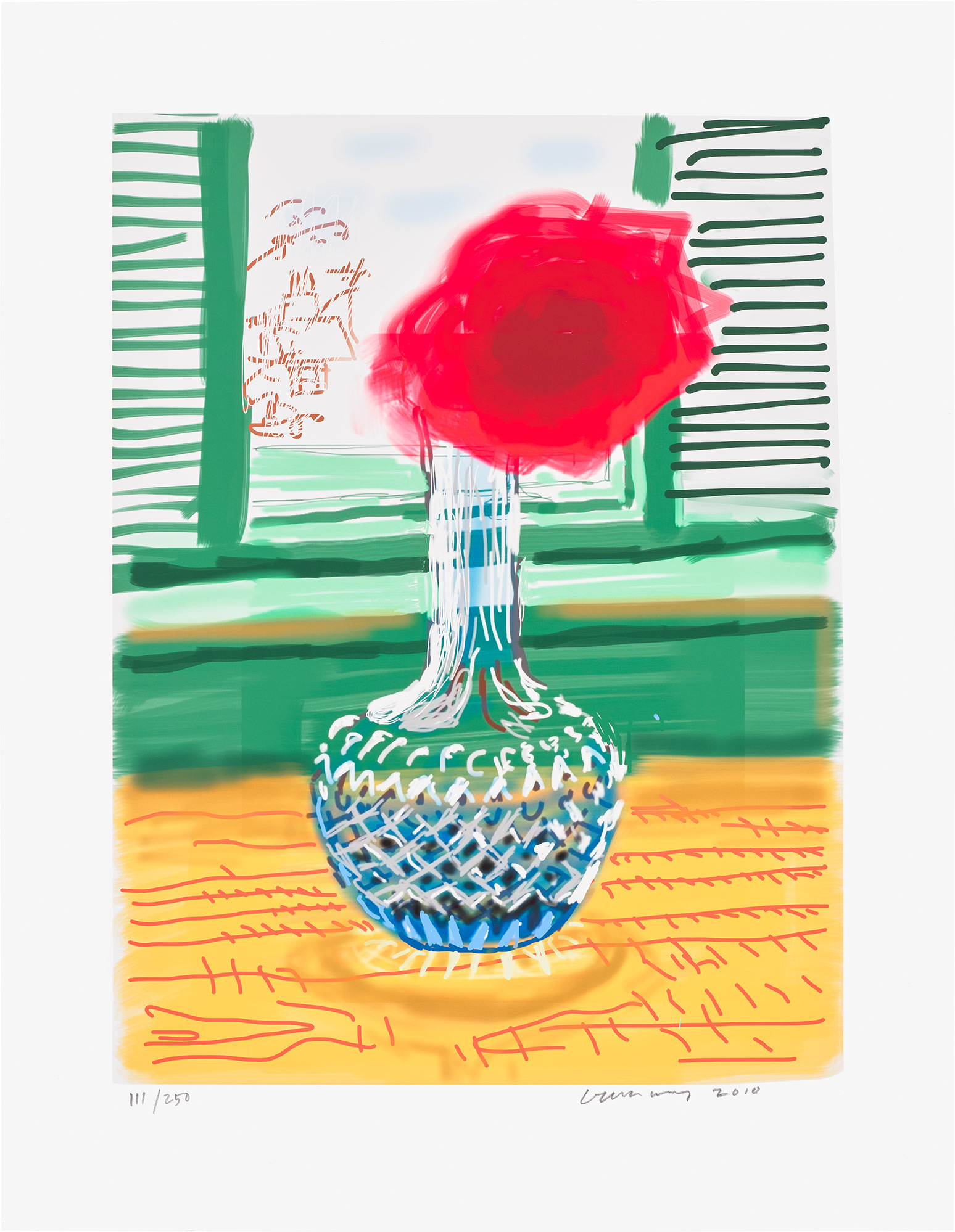 <p><strong>DAVID HOCKNEY</strong> <em>No. 281, 23rd July 2010,</em> from <em>My Window: Art Edition B,</em> 2010/2019</p>
