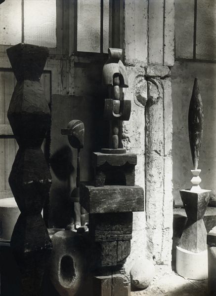 <b>CONSTANTIN BRANCUSI</b> <i>View of the Studio: Portrait of Madame L.R.</i>, circa 1920