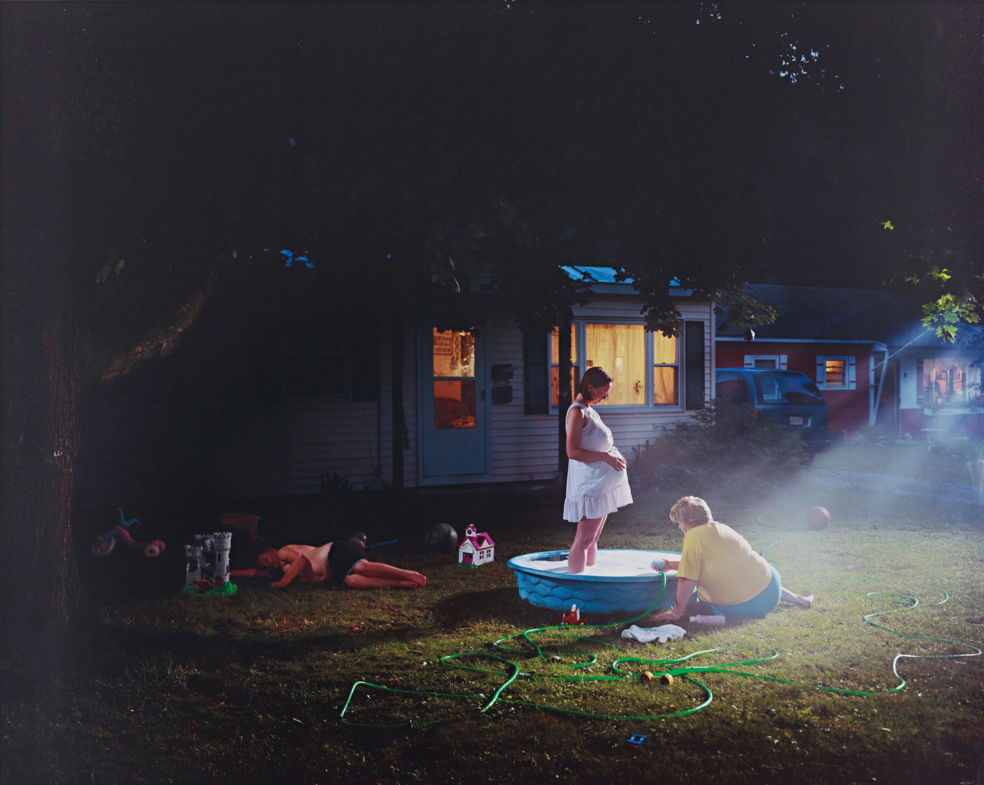 <b>GREGORY CREWDSON</b> <i>Untitled (Pregnant Woman/ Pool), 1999 from Twilight</i>, 1998-2002