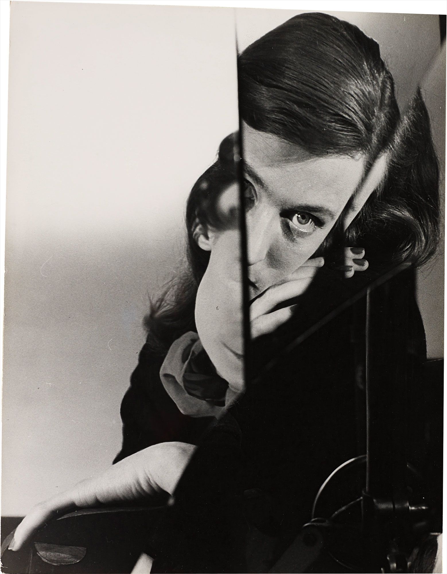 <b>ERWIN BLUMENFELD</b> <i>Mirror (Tedi Thurman),</i> circa 1947