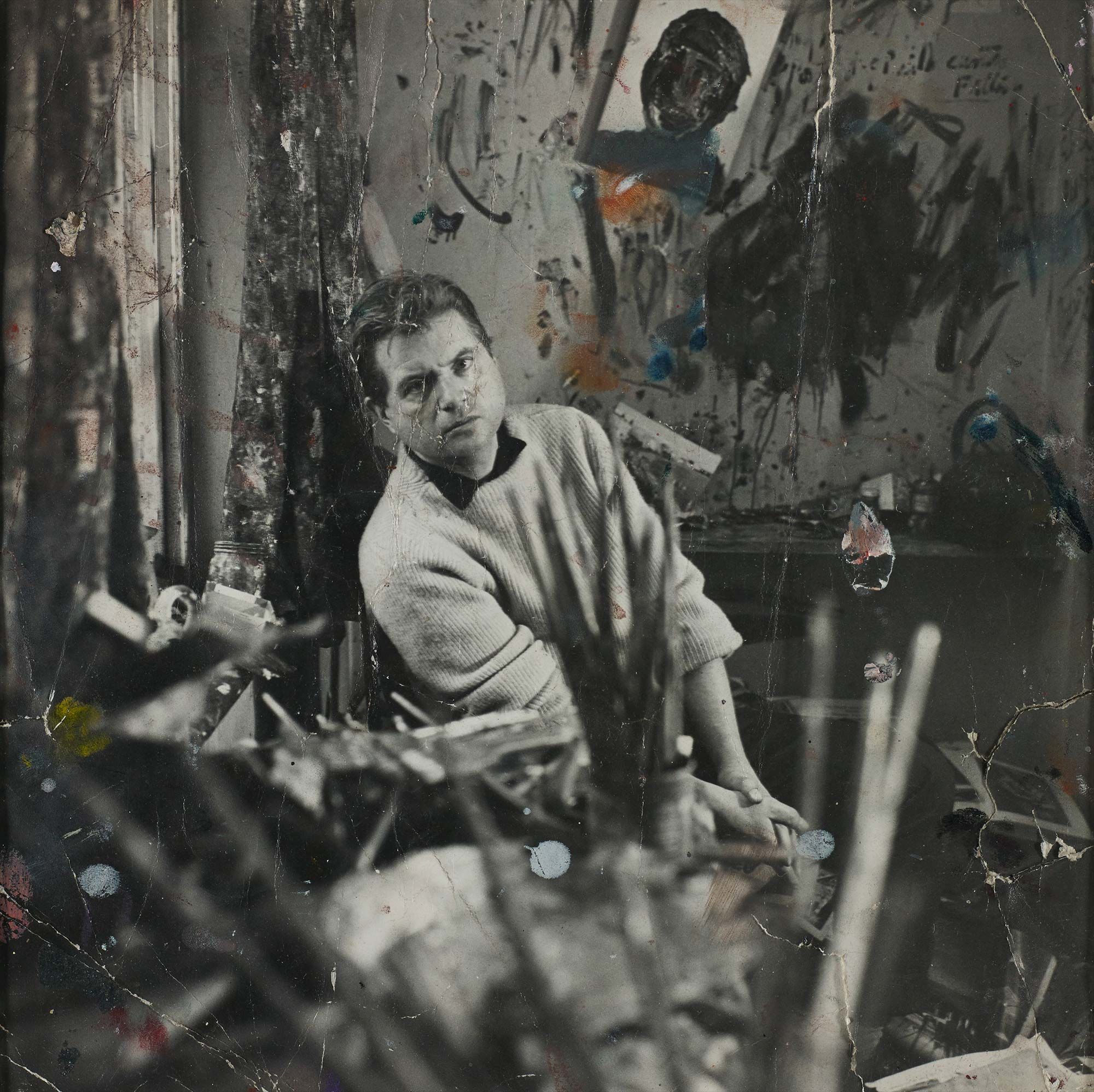 <b>CECIL BEATON</b> <i>Francis Bacon in his studio</i>, 1960