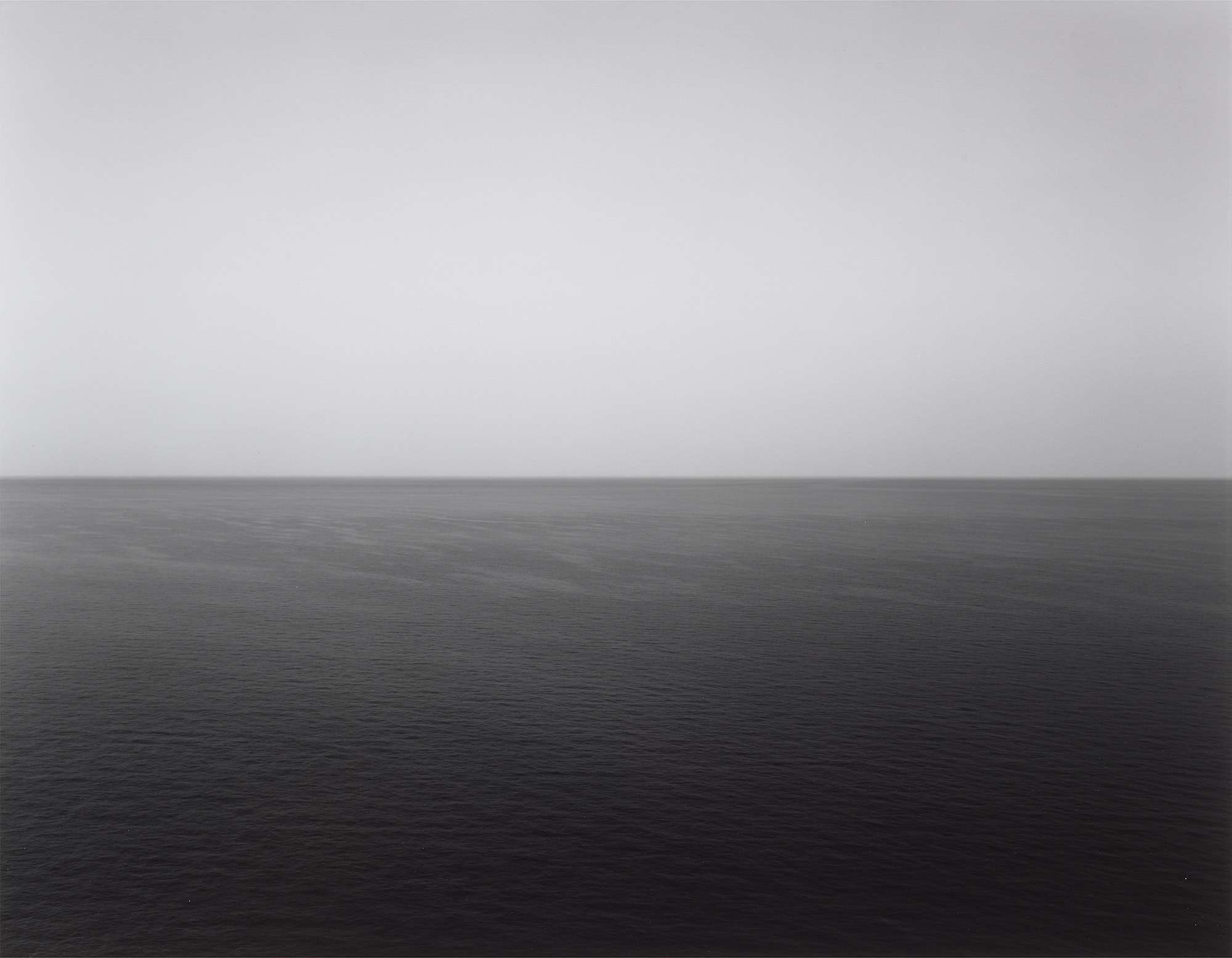 <p><strong>HIROSHI SUGIMOTO</strong> <em>Mirtoan Sea, Sounion</em>, 1990</p>