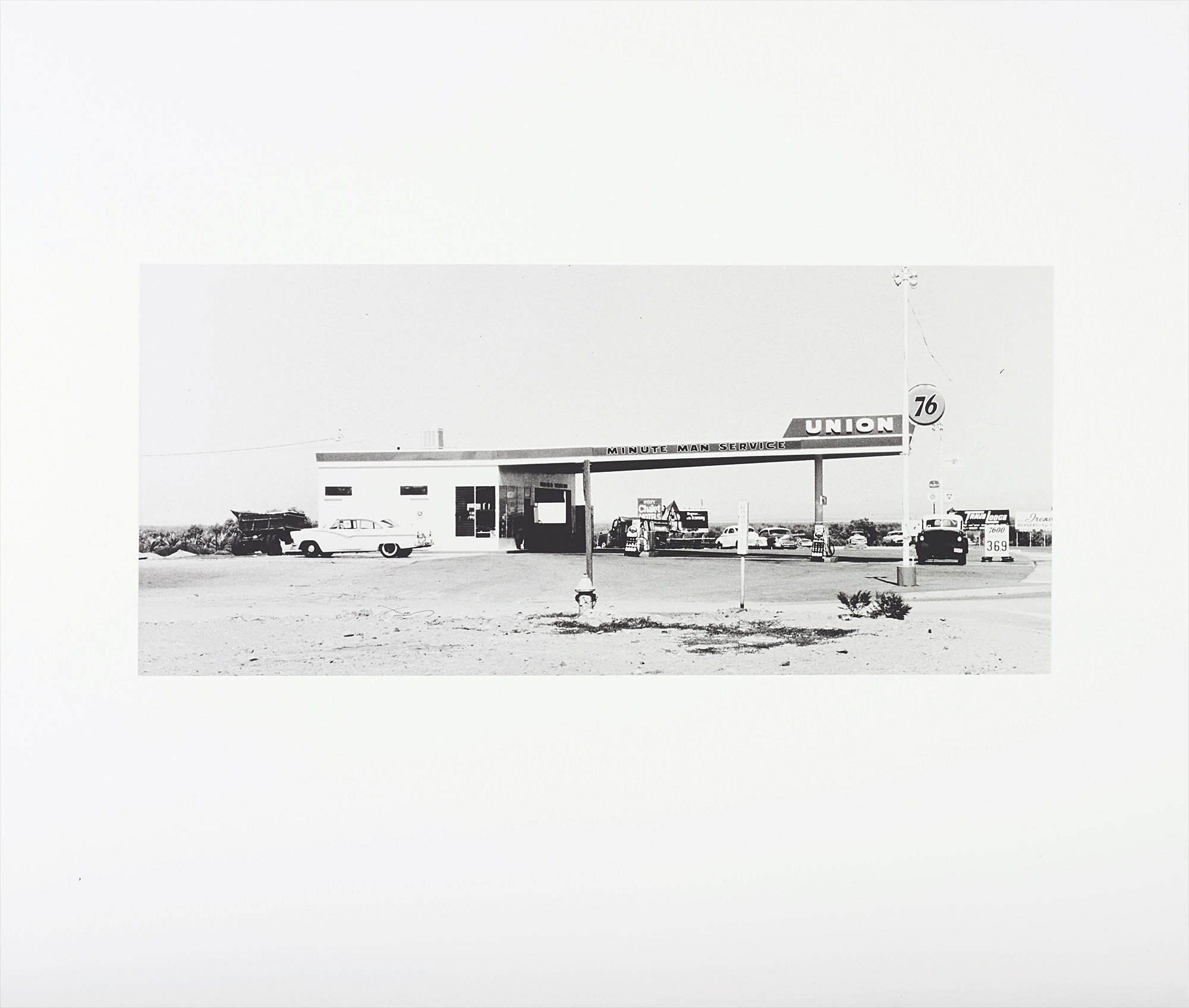<b>ED RUSCHA</b> <i>Gasoline Stations,</i> 1962