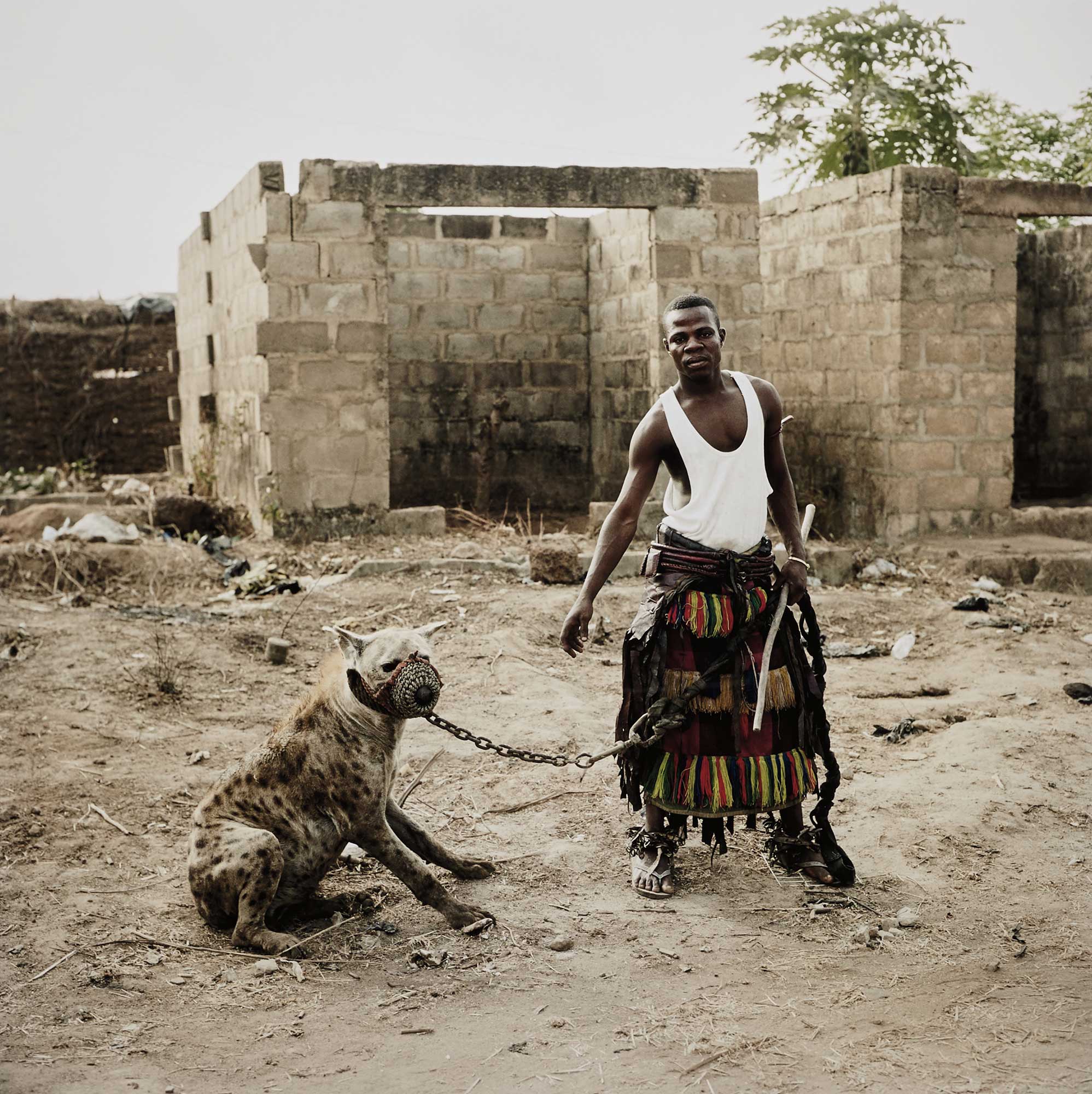 <b>PIETER HUGO</b> <i>Jatto with Mainasara, Ogere-Remo, Nigeria</i> from <i>Hyena and Other Men</i>, 2007