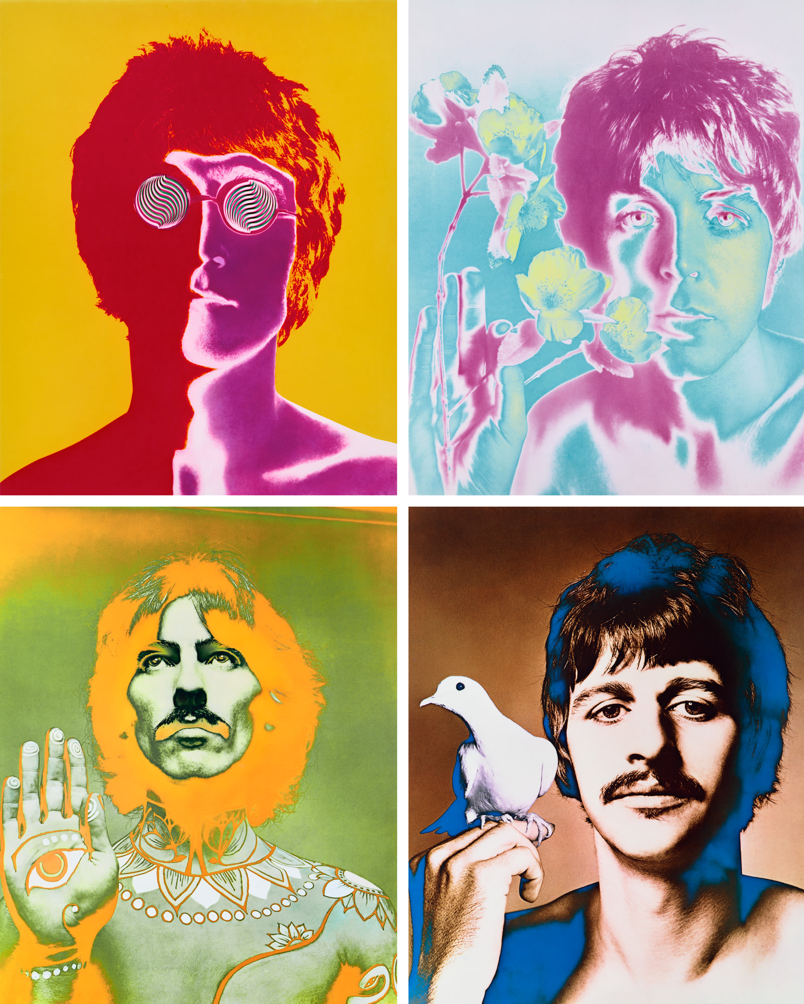 <p><strong>RICHARD AVEDON </strong><em>The Beatles Portfolio: John Lennon, Ringo Starr, George Harrison and Paul McCartney, London</em>, 1967</p>