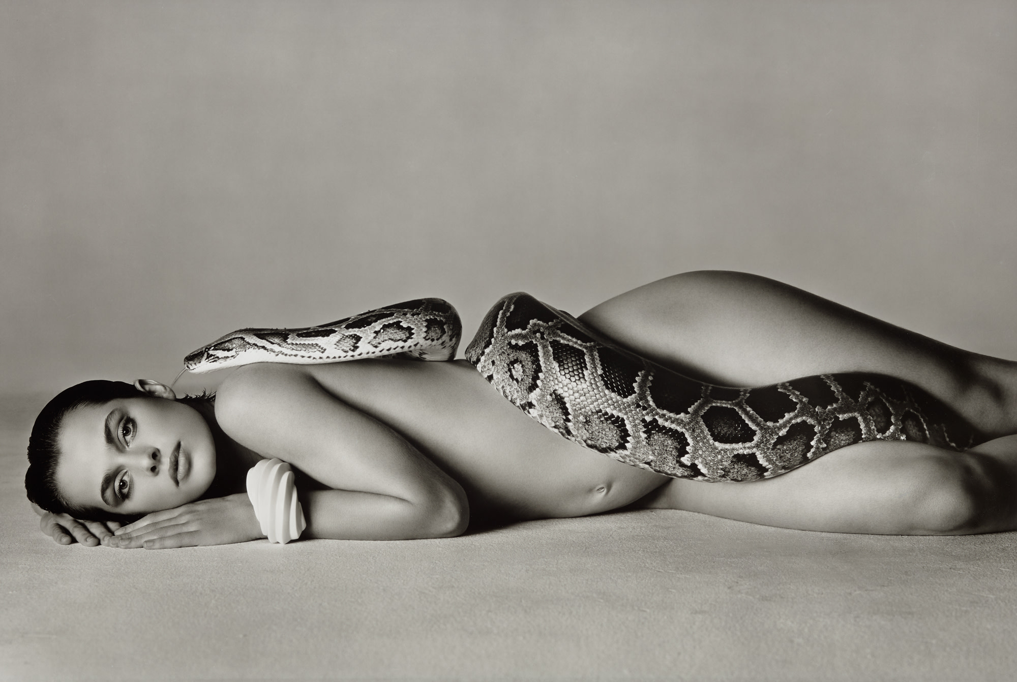 <p><strong>RICHARD AVEDON</strong> <em>Nastassja Kinski and the Serpent, Los Angeles, California, June 14</em>, 1981</p>