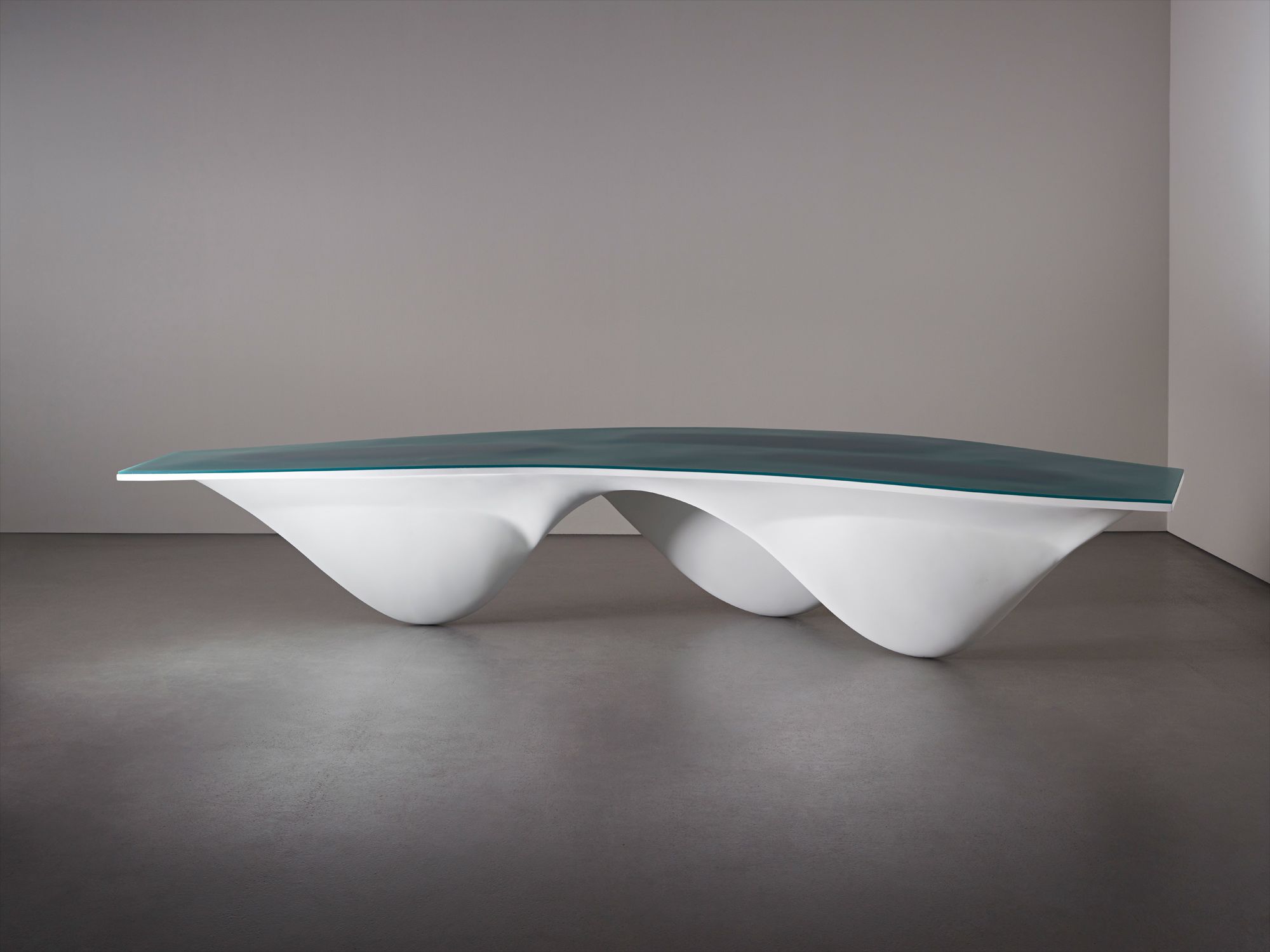 <b>ZAHA HADID</b> <i>White ‘Aqua’ table,</i> 2006