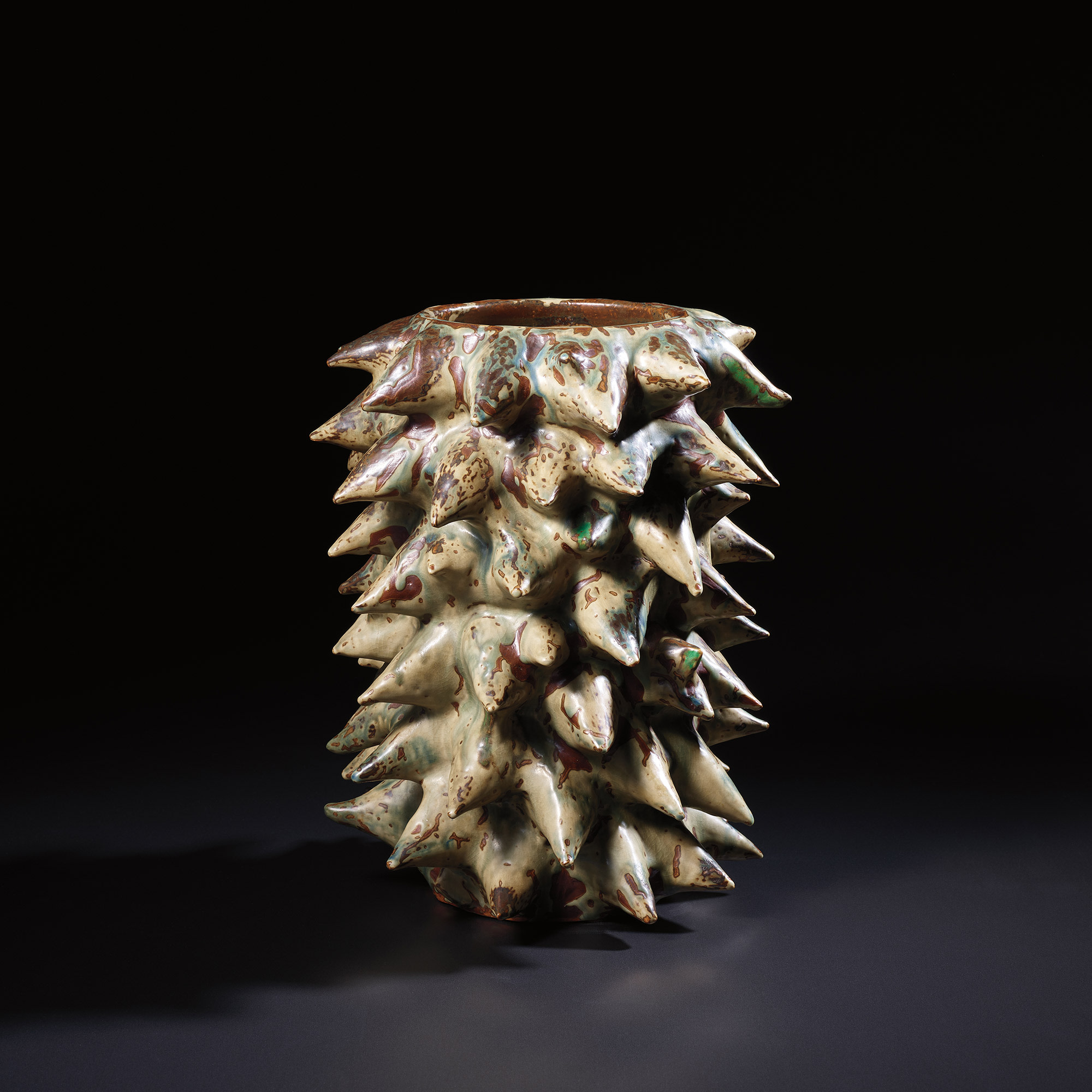 <p><strong>AXEL SALTO </strong> <em>Unique vase in 'Den Spirende Stil' (The Sprouting Style), </em>1942 </p>