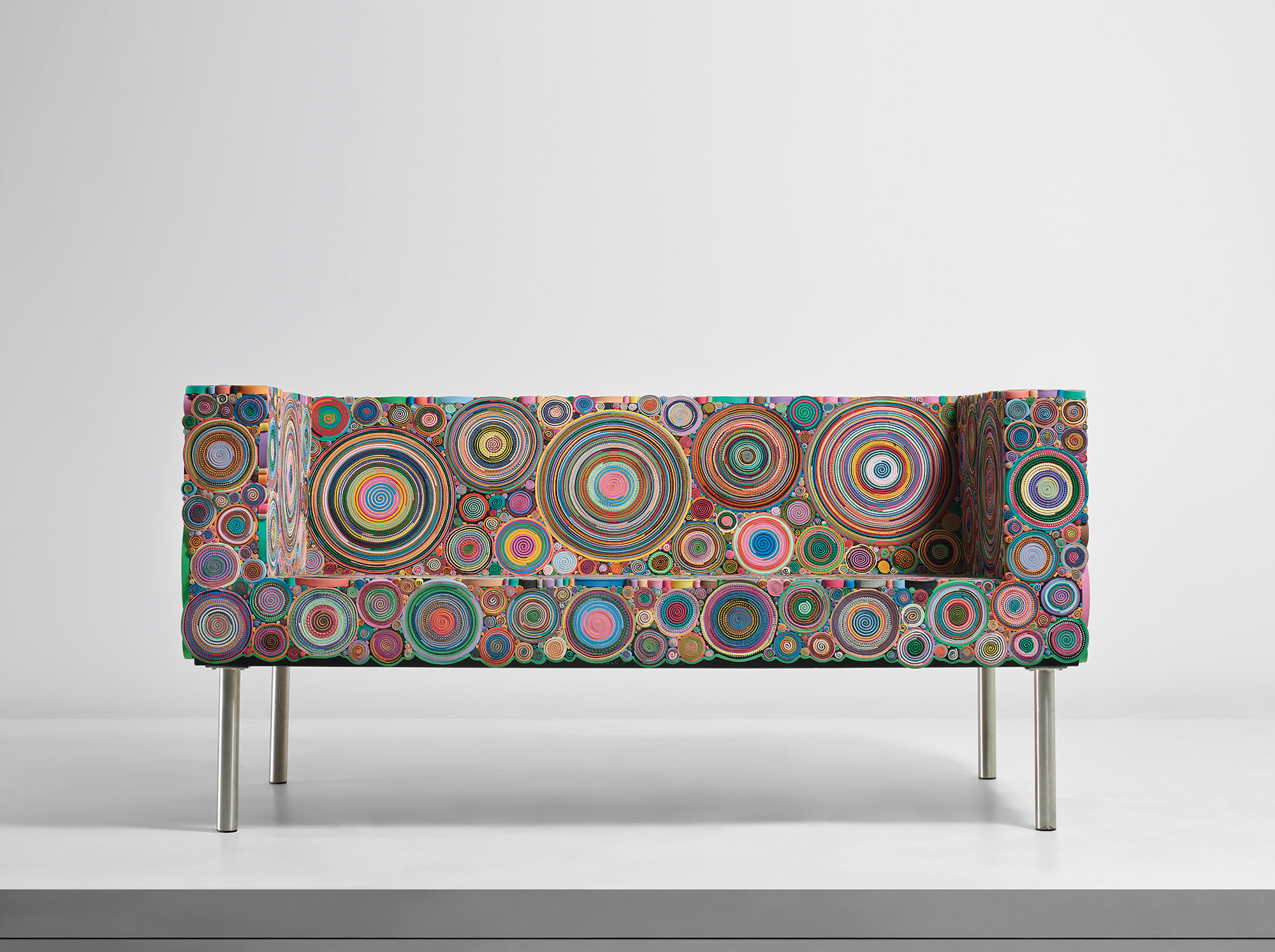 <p><strong>FERNANDO CAMPANA AND HUMBERTO CAMPANA</strong>, <em>'Sushi’ sofa</em>, 2002</p>