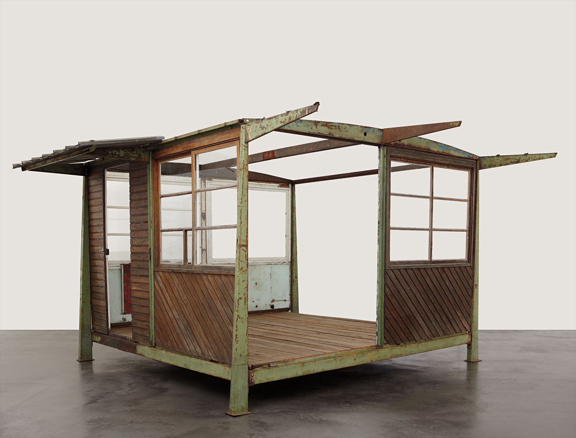 <b>JEAN PROUVÉ</b> <i>Demountable entry lodge, from Ferembal, Nancy</i>, circa 1943-1944