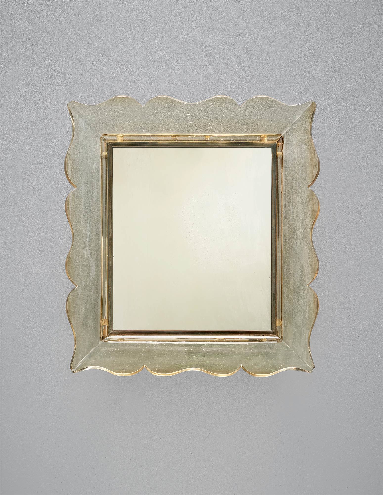 <b>CARLO SCARPA</b>  <i>Rare mirror, model no. 77</i>, circa 1939