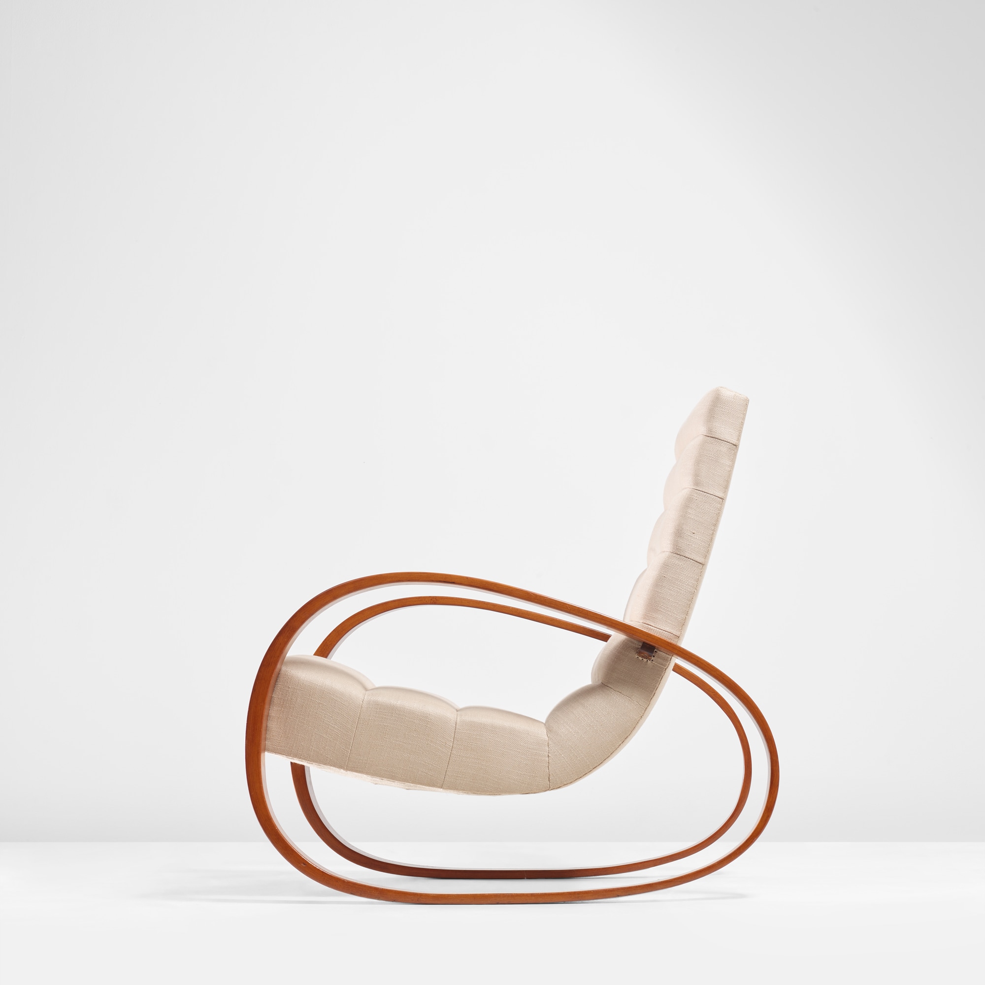 <p><strong>FRITZ HANSEN </strong><em>Rare rocking chair</em>, circa 1932</p>
