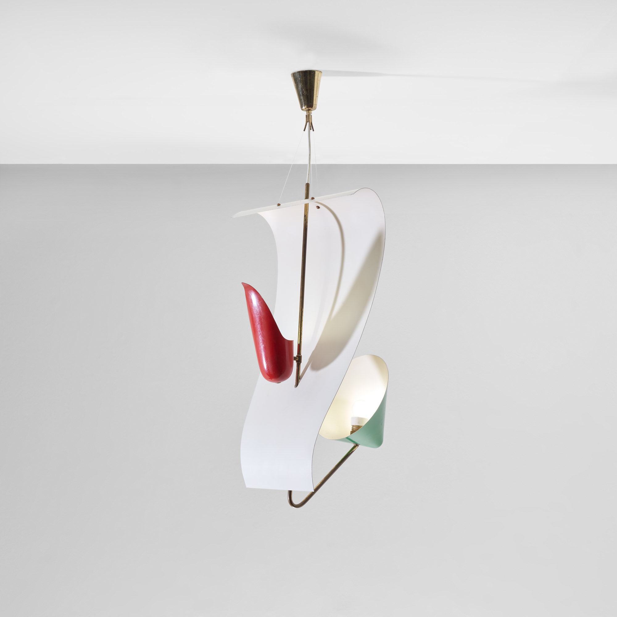 <p><strong>ANGELO LELII </strong><em>Ceiling light, model no. 12425</em>, circa 1953</p>
