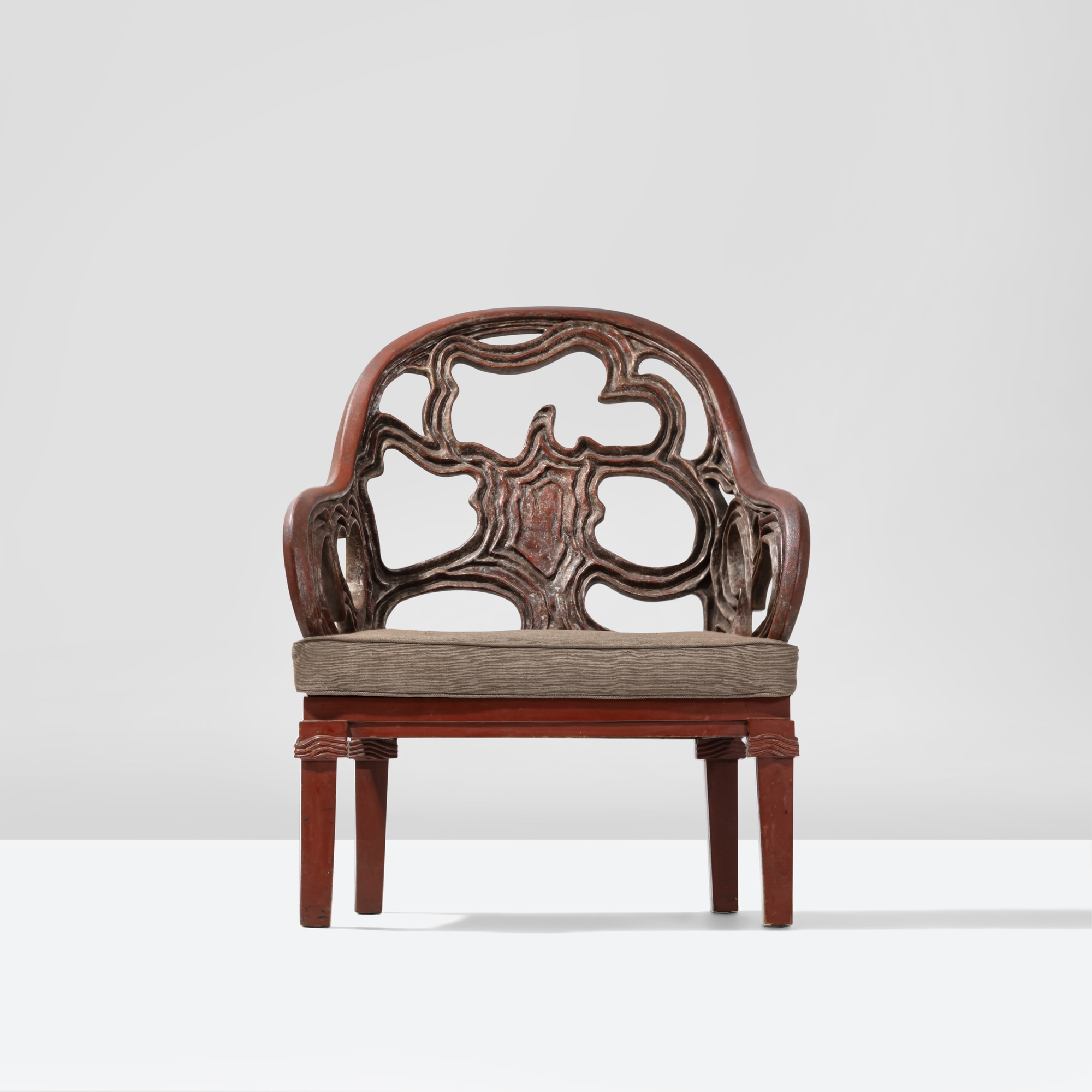 <p><strong>SEIZ&Ocirc; SUGAWARA</strong>&nbsp;<em>Rare armchair,</em>&nbsp;circa 1915</p>
