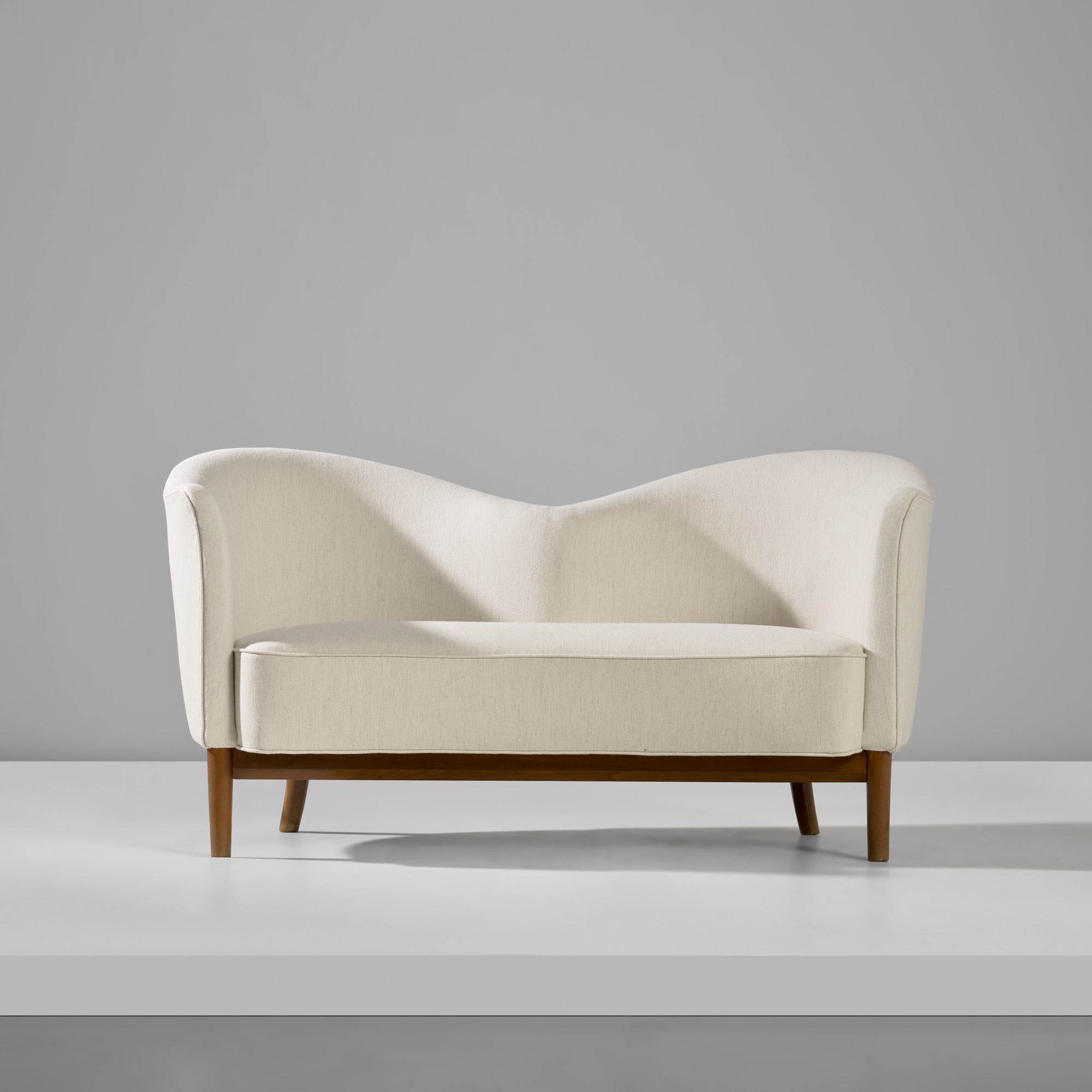 <p><strong>NANNA DITZEL AND J&Oslash;RGEN DITZEL</strong>&nbsp;<em>Rare two-seater sofa,</em>&nbsp;1949</p>
