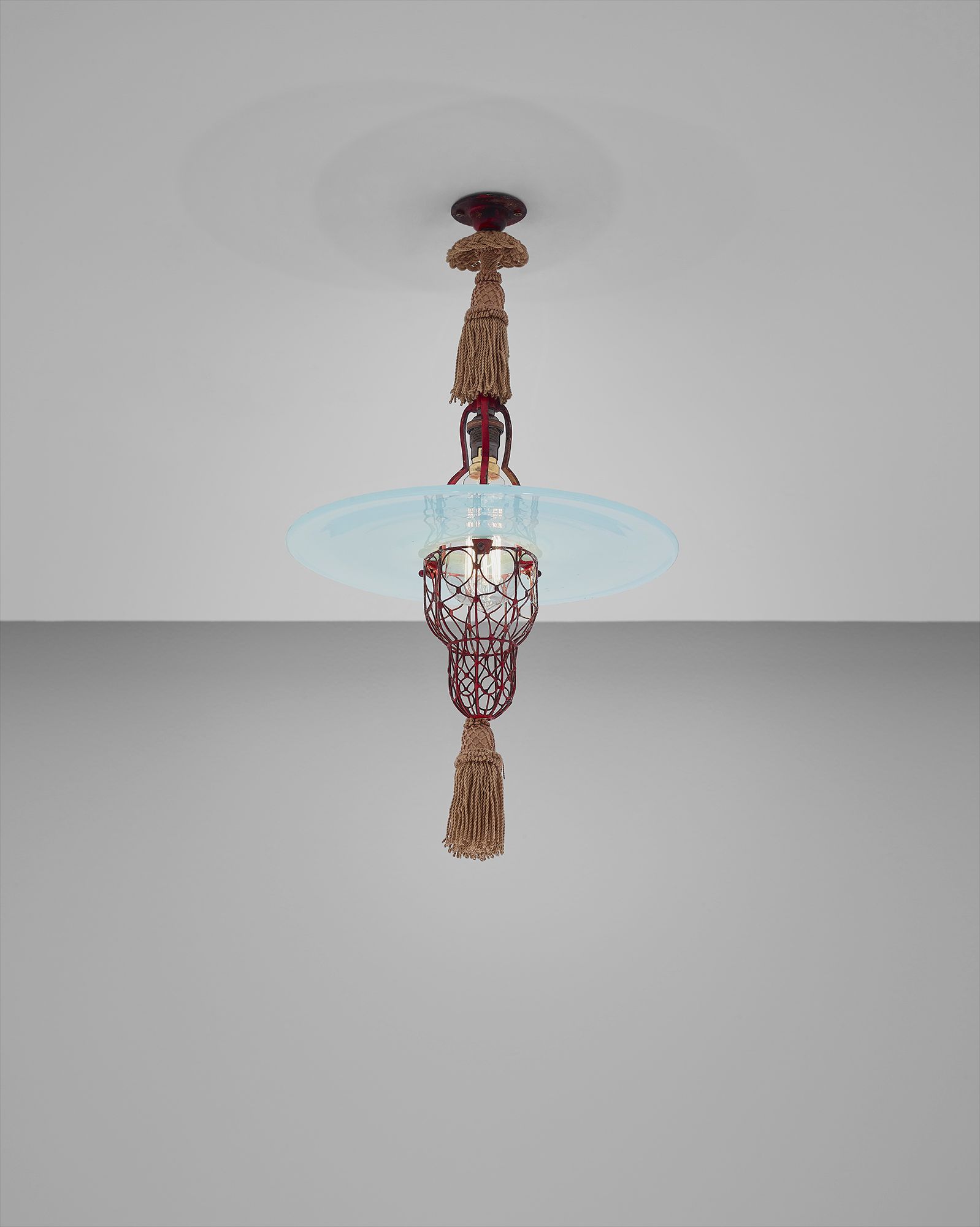 <b>SIR EDWIN LUTYENS </b>'Cardinal Hat' ceiling light, 1935-1942