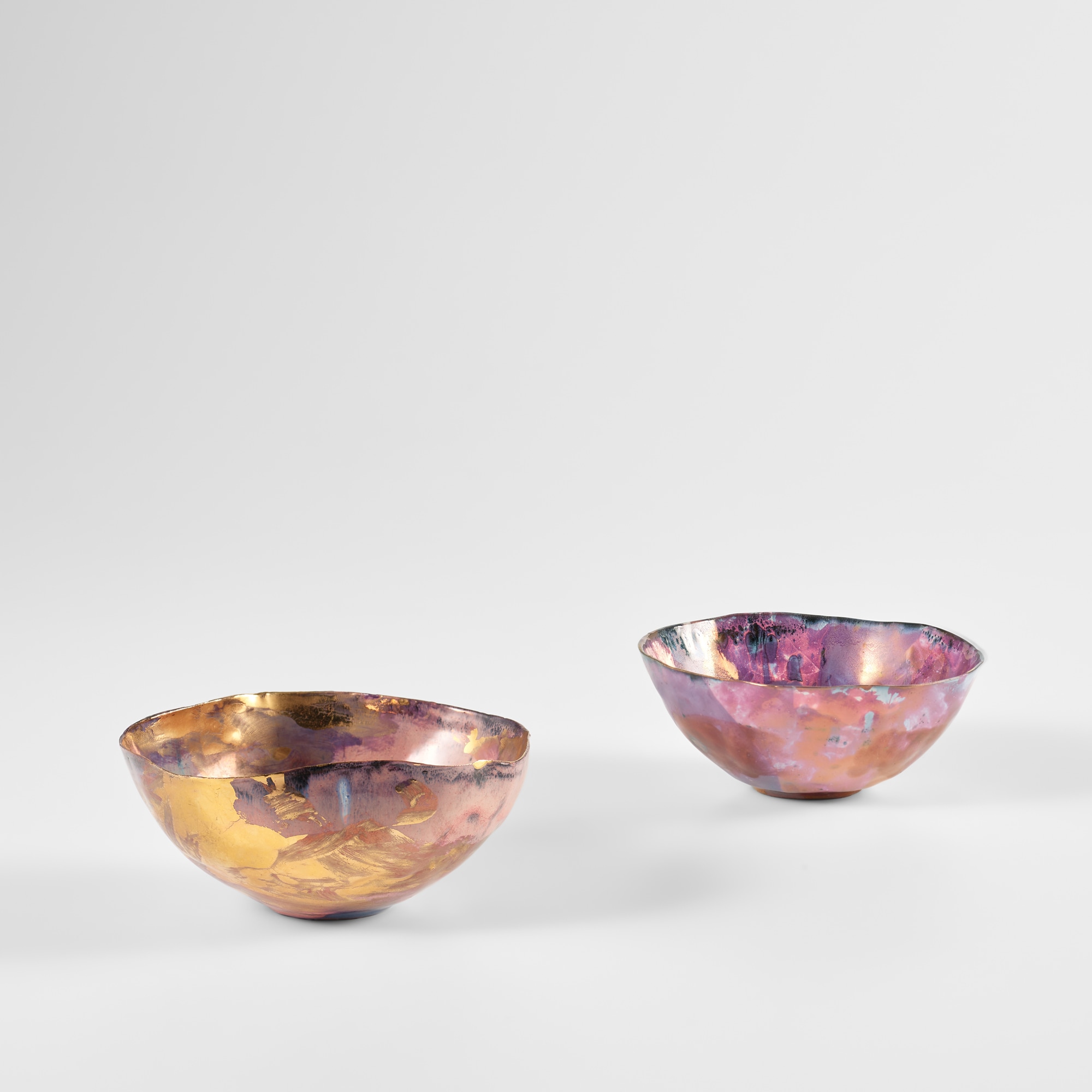<p><strong>FAUSTO MELOTTI</strong> <em>Two bowls</em>, circa 1960</p>
