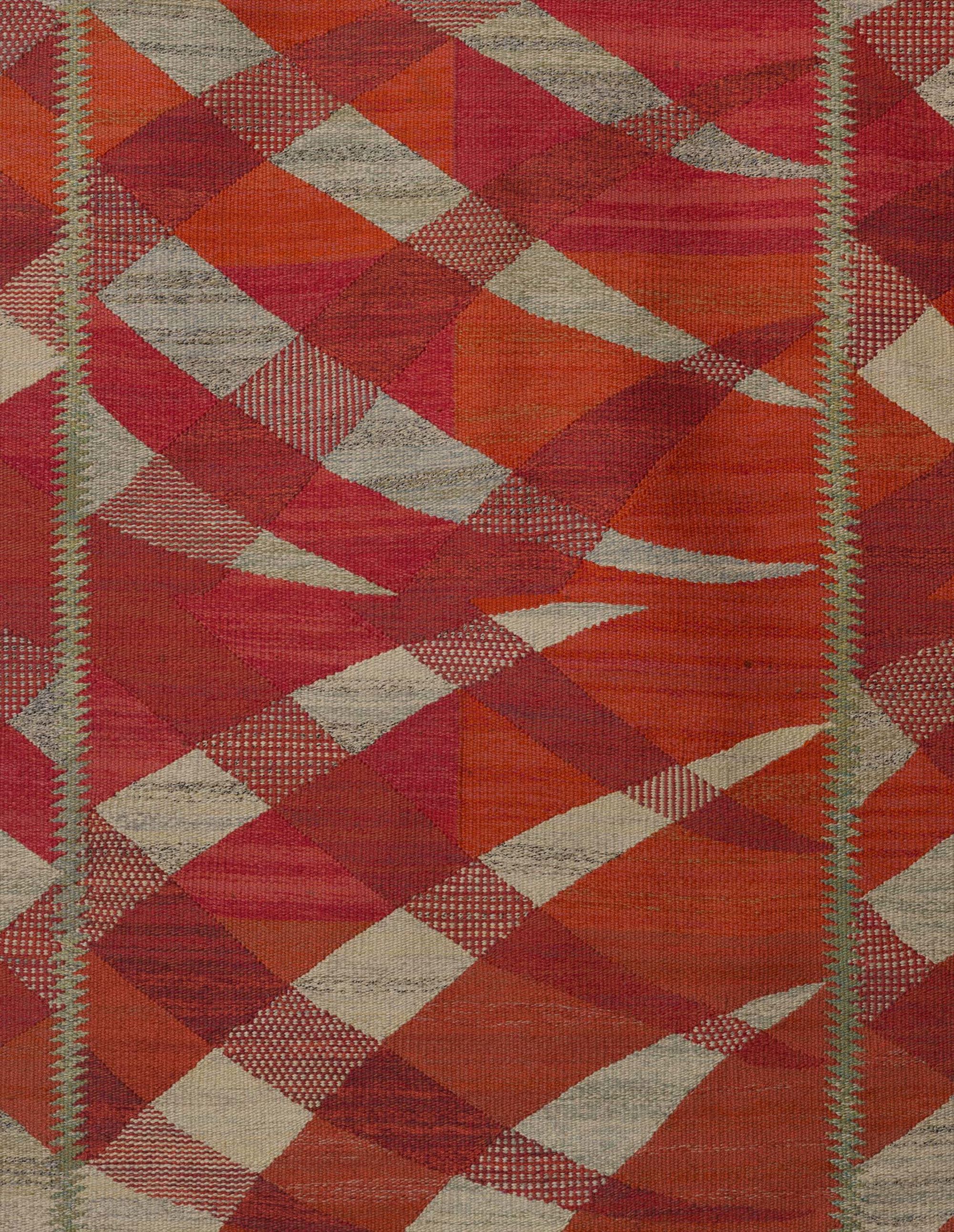 <b>BARBRO NILSSON</b> <i>'Paula r&#246;d' rug,</i> designed 1964