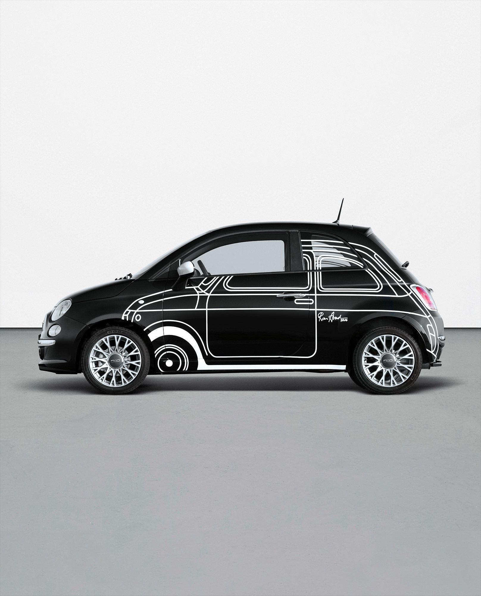 <b>RON ARAD</b> <i>Limited edition Fiat 500 'Ron Arad'</i>, 2015 - donated by Fiat