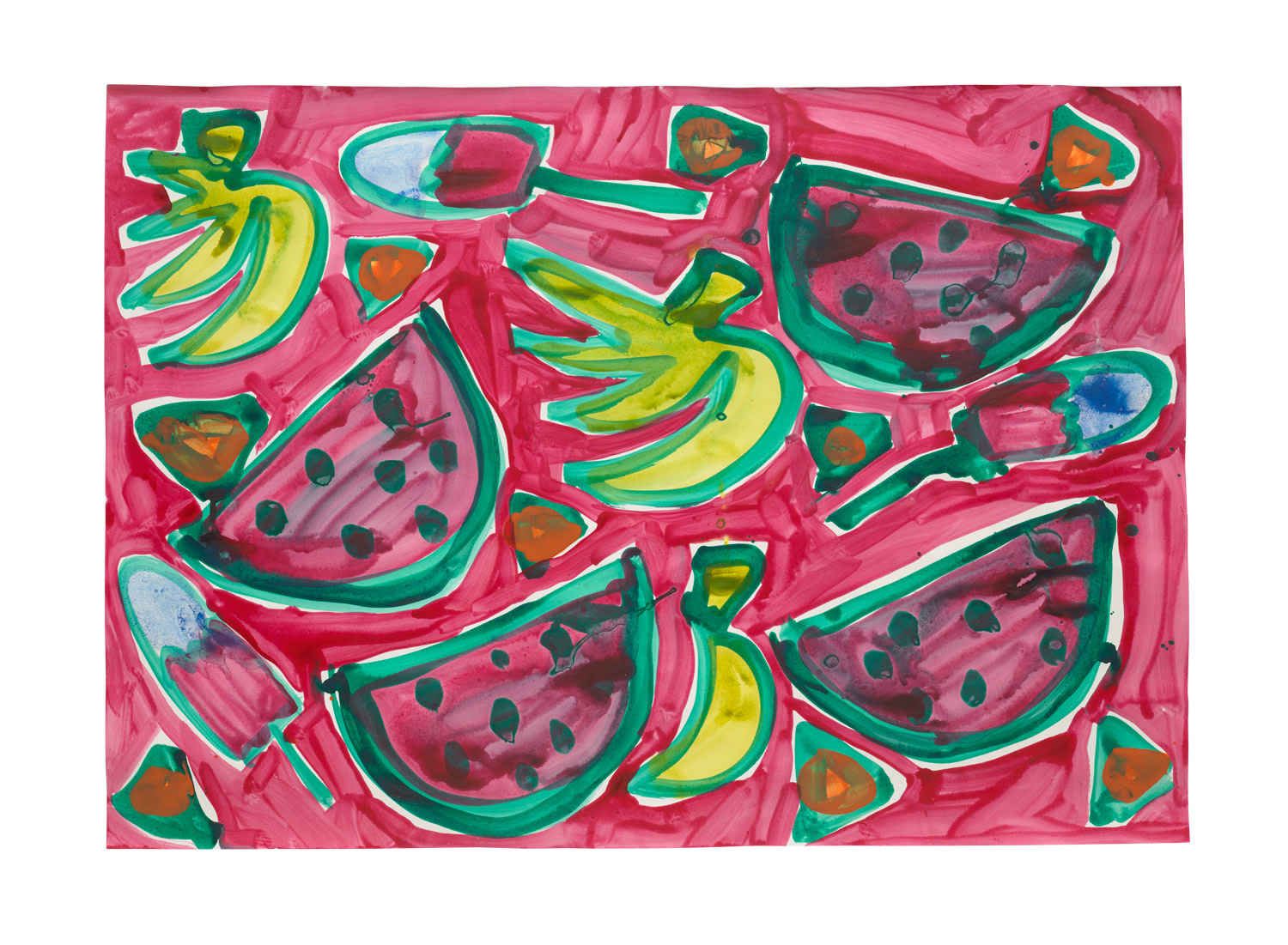 <p><strong>KATHERINE BERNHARDT</strong> <em>Untitled</em>, 2016</p>